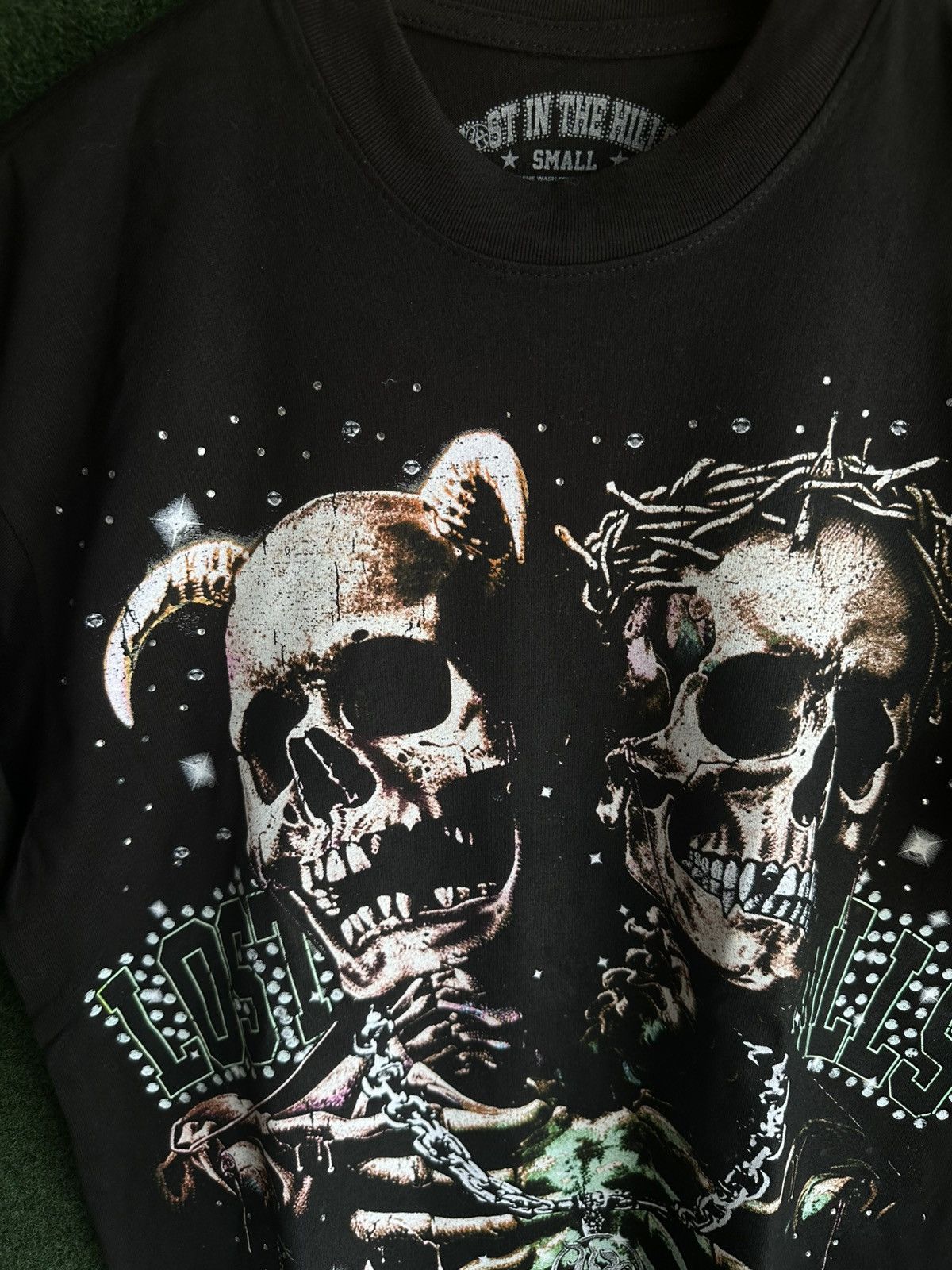 Lost hills Lost Hills Twin Skull Tee Size Small Size US S / EU 44-46 / 1 - 2 Thumbnail