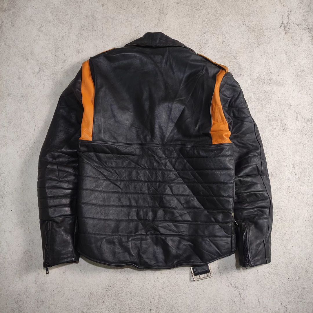 Genuine Leather × Japanese Brand Furygan Leather motorcycle Jacket Size US L / EU 52-54 / 3 - 4 Thumbnail