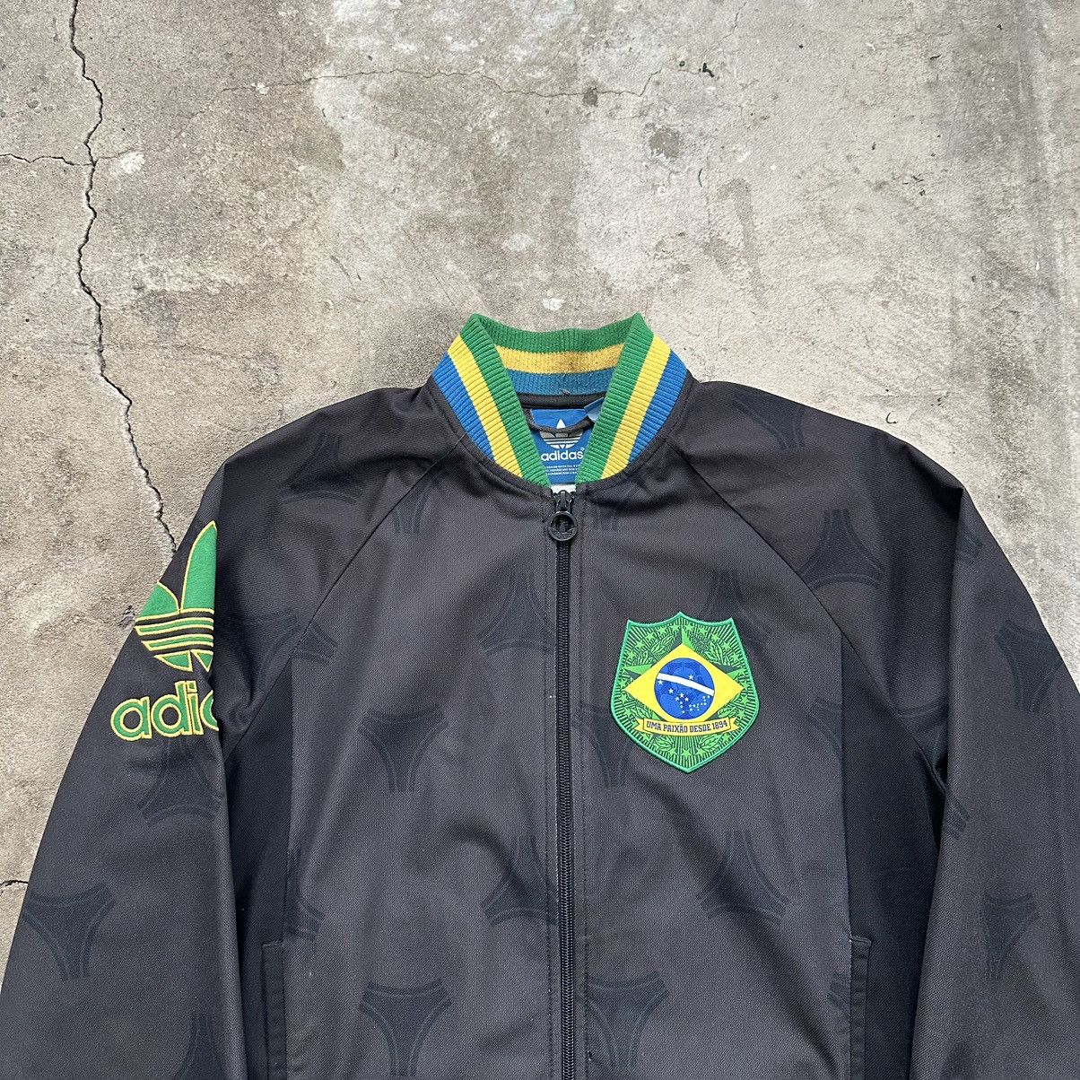 Adidas Adidas Brasil World Cup tracksuit top jacket rare Size US M / EU 48-50 / 2 - 3 Thumbnail