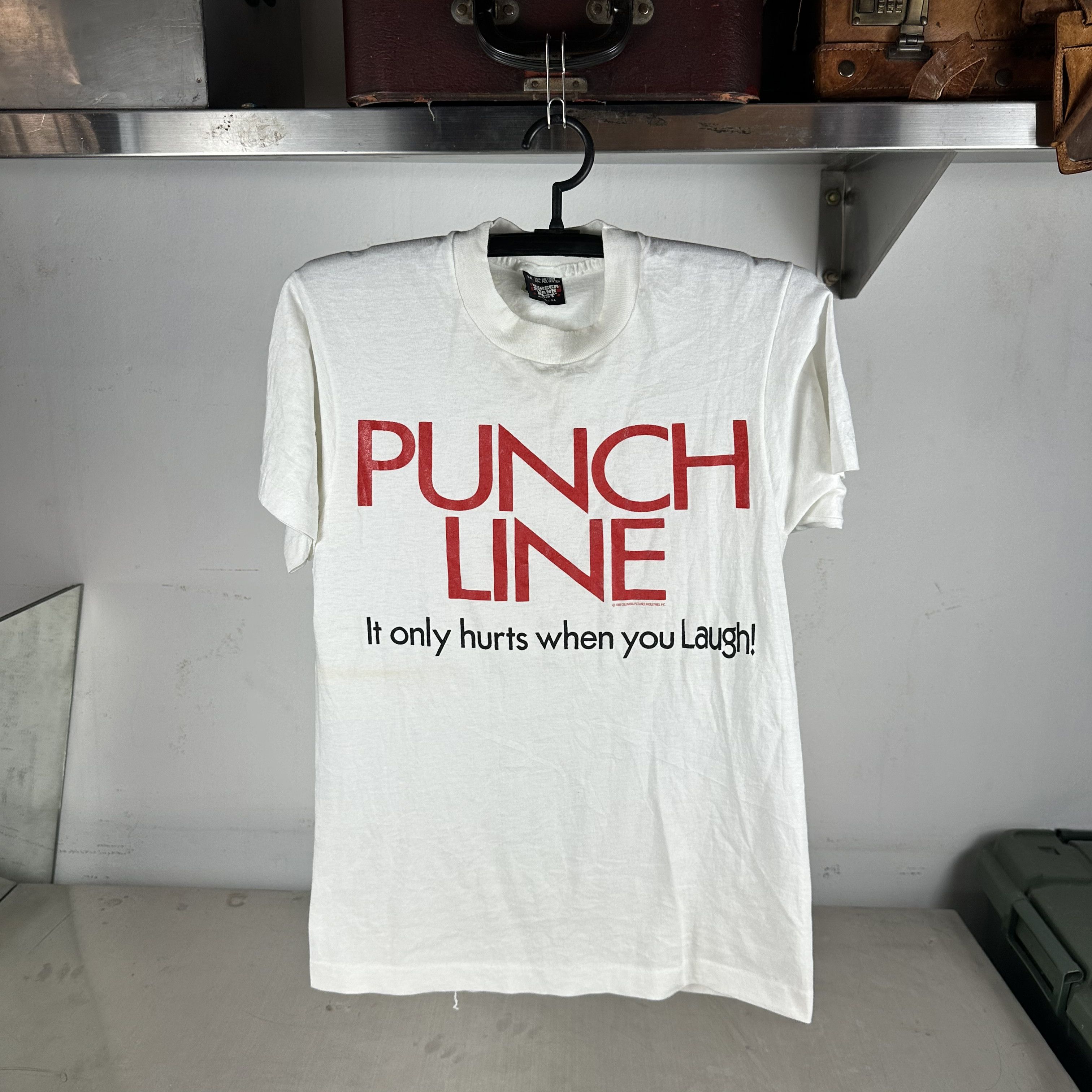 Vintage Vintage 1988 Punchline Tom Hanks Sally Field Movie T-Shirt Size US S / EU 44-46 / 1 - 1 Thumbnail