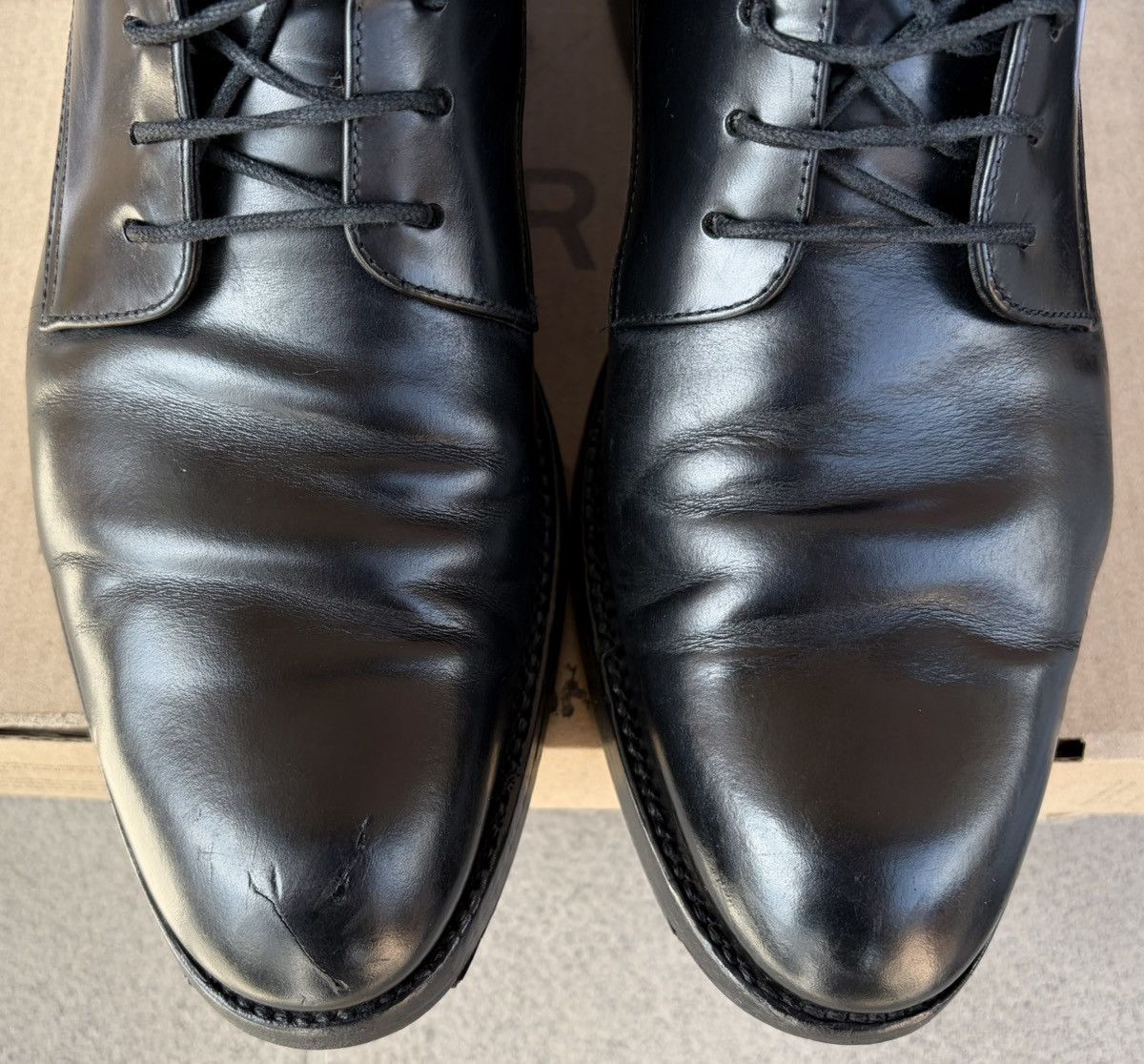 Dior Christian Dior Boots Men’s Black Leather Lace Up short shoes Size US 8 / EU 41 - 6 Thumbnail