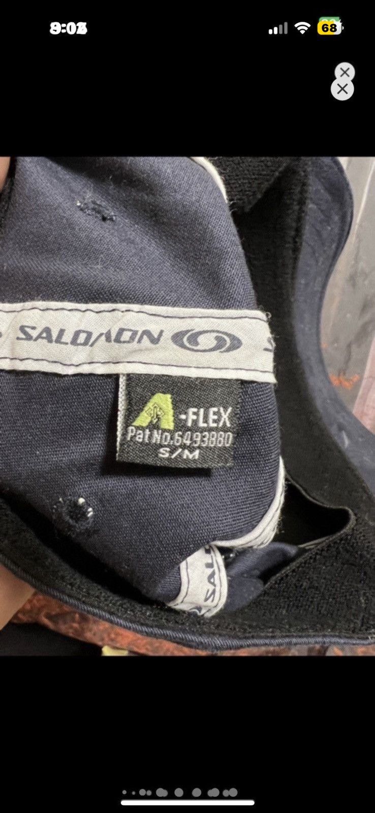 Salomon ***FINAL DROP***RARE 00s SALOMON TECHNICAL FITTED CAP S/M Size ONE SIZE - 12 Thumbnail
