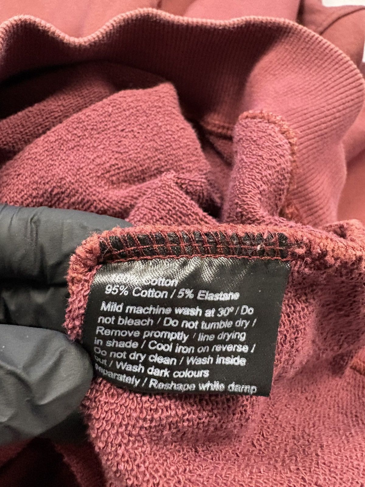 Represent Clo. Represent Blanks Sun-Faded Burgundy Hoodie Streetwear Size L Size US L / EU 52-54 / 3 - 15 Thumbnail