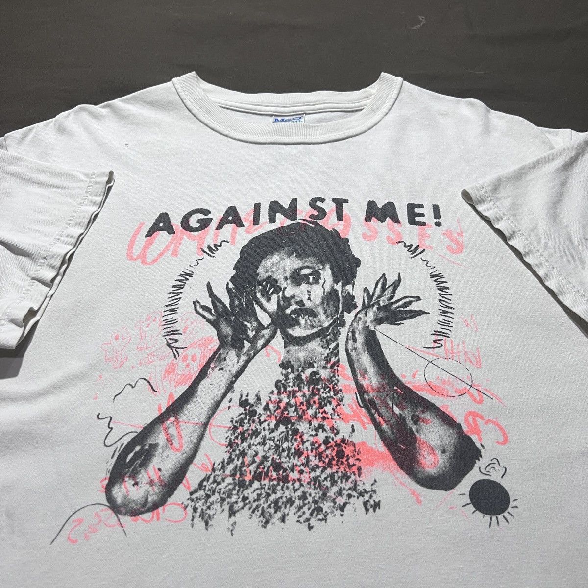 Band Tees Vintage Y2K AGAINST ME! TOUR Tee Punk Alternative rock Size US M / EU 48-50 / 2 - 5 Thumbnail