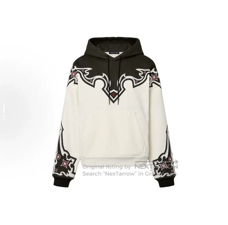 Louis Vuitton Louis Vuitton Western Denim Printed Hoodie Size US S / EU 44-46 / 1 - 8 Thumbnail