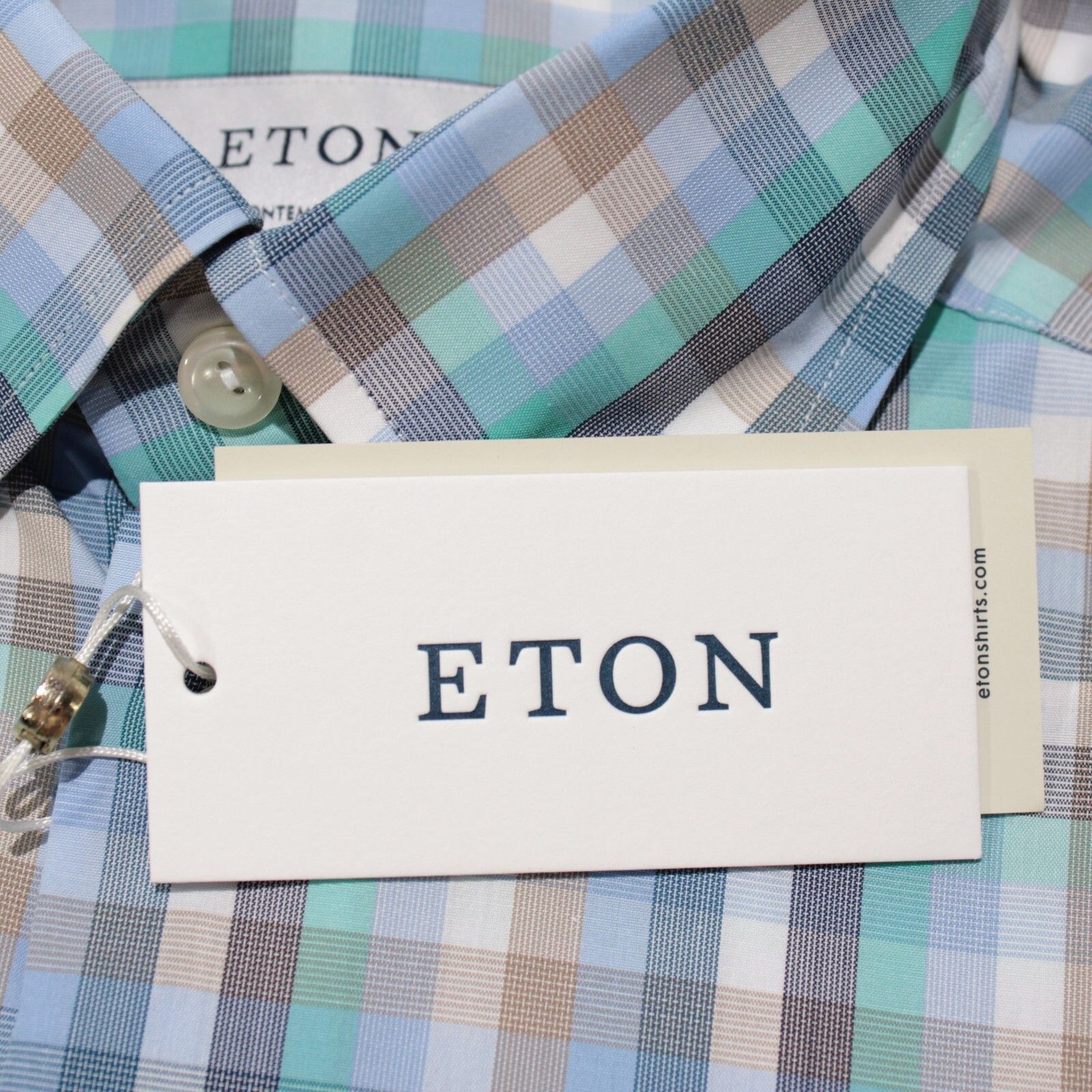 Eton Eton New with tags Shirt Size S US In Blue Size US S / EU 44-46 / 1 - 2 Thumbnail