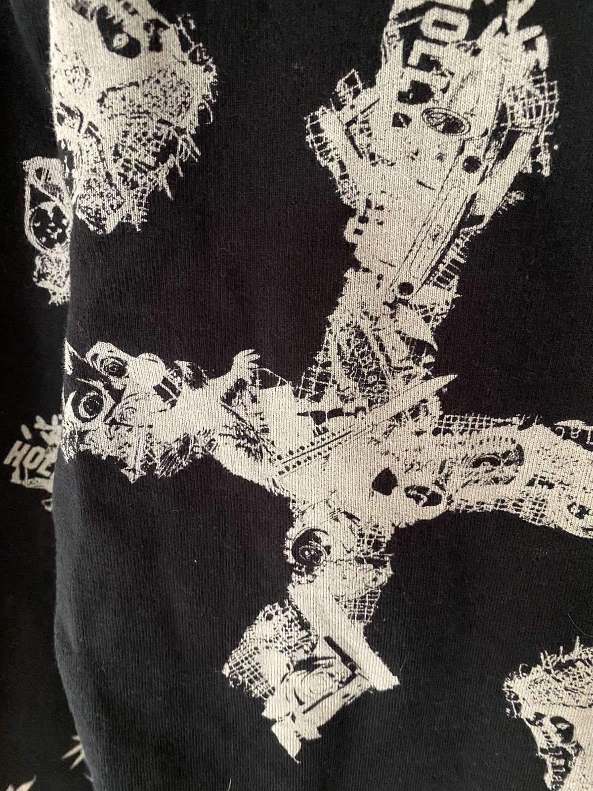 Obelisk Coal Black Japan Skull Cross Black RIRI zipper hoodie Size US S / EU 44-46 / 1 - 13 Thumbnail