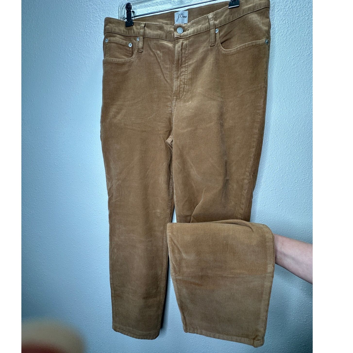 J.Crew NWT J Crew Gold Vintage Slim Straight Corduroy Pants 32 / 12 Size 32" / US 10 / IT 46 - 1 Thumbnail