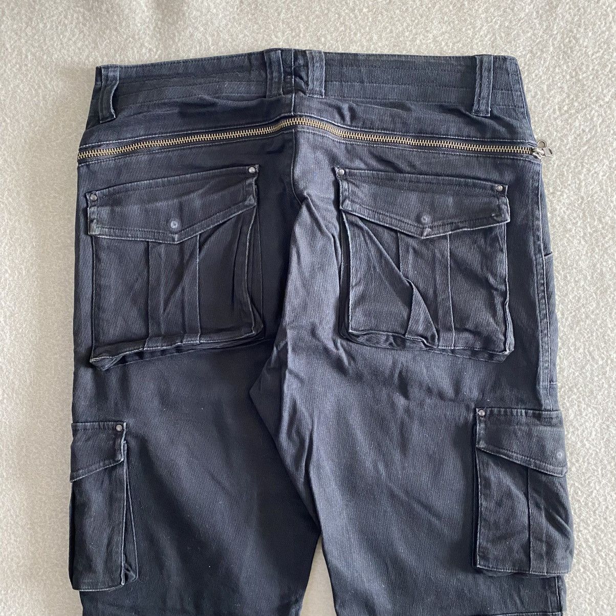 If Six Was Nine × Japanese Brand Boycott Black Cargo Stretchable Pants w30 Size US 30 / EU 46 - 6 Thumbnail