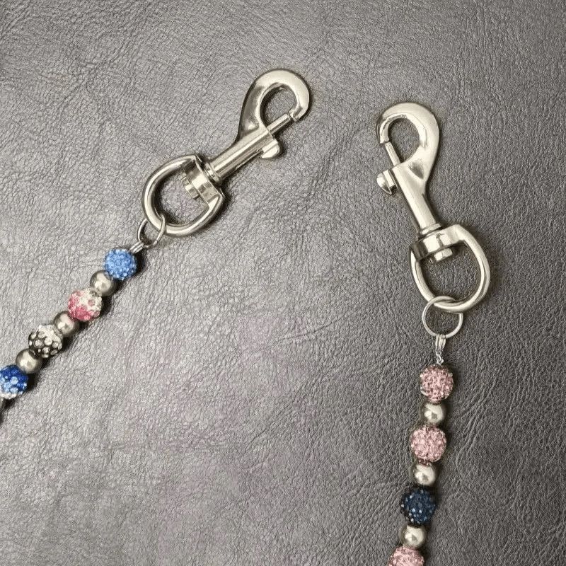 Jewelry Round Beads Multicolor Punk Pants Chain Size ONE SIZE - 5 Thumbnail