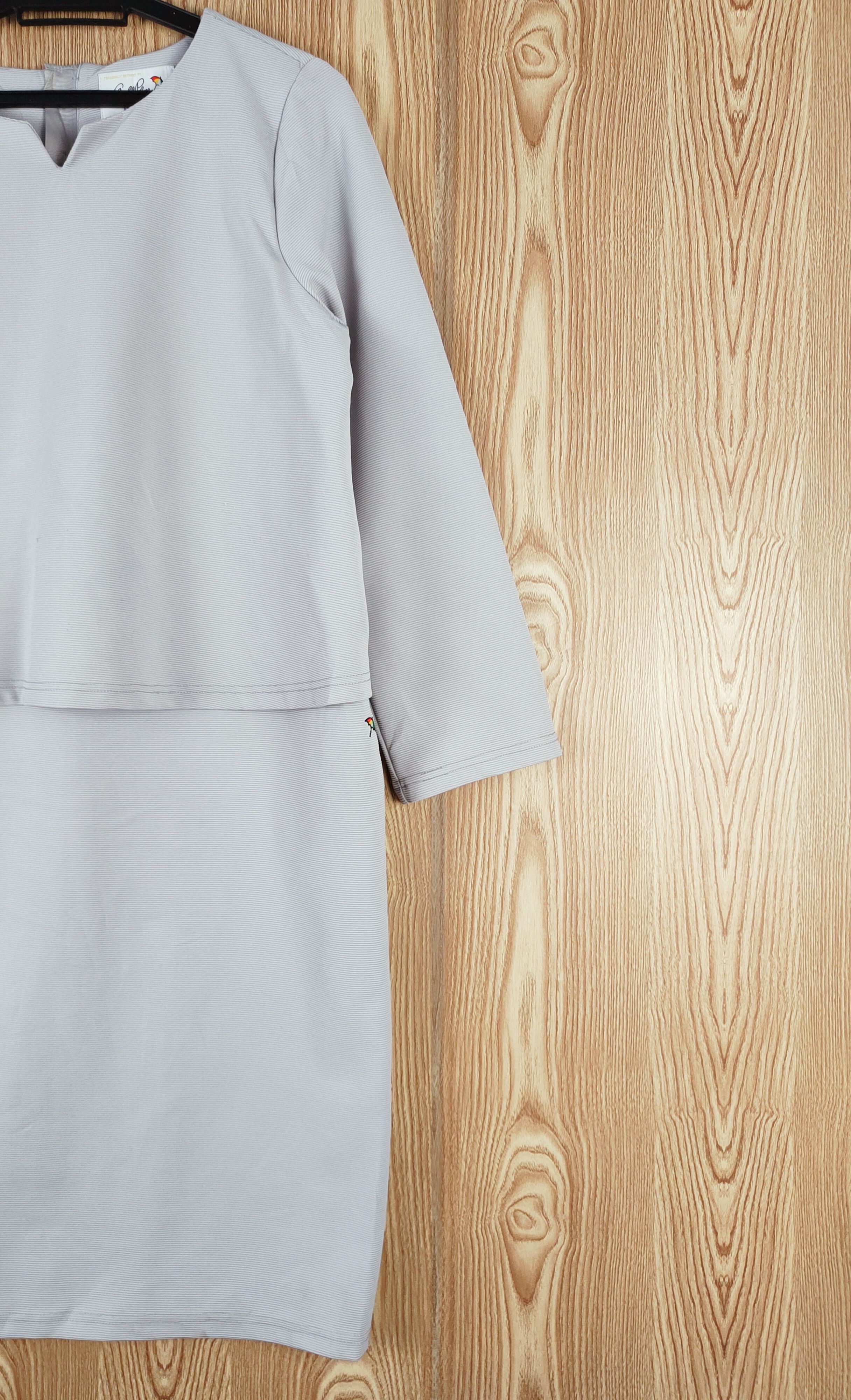 Japanese Brand × Vintage Super Vintage 💥 Arnold Palmer Gray Midi Dresses Size S / US 4 / IT 40 - 5 Thumbnail