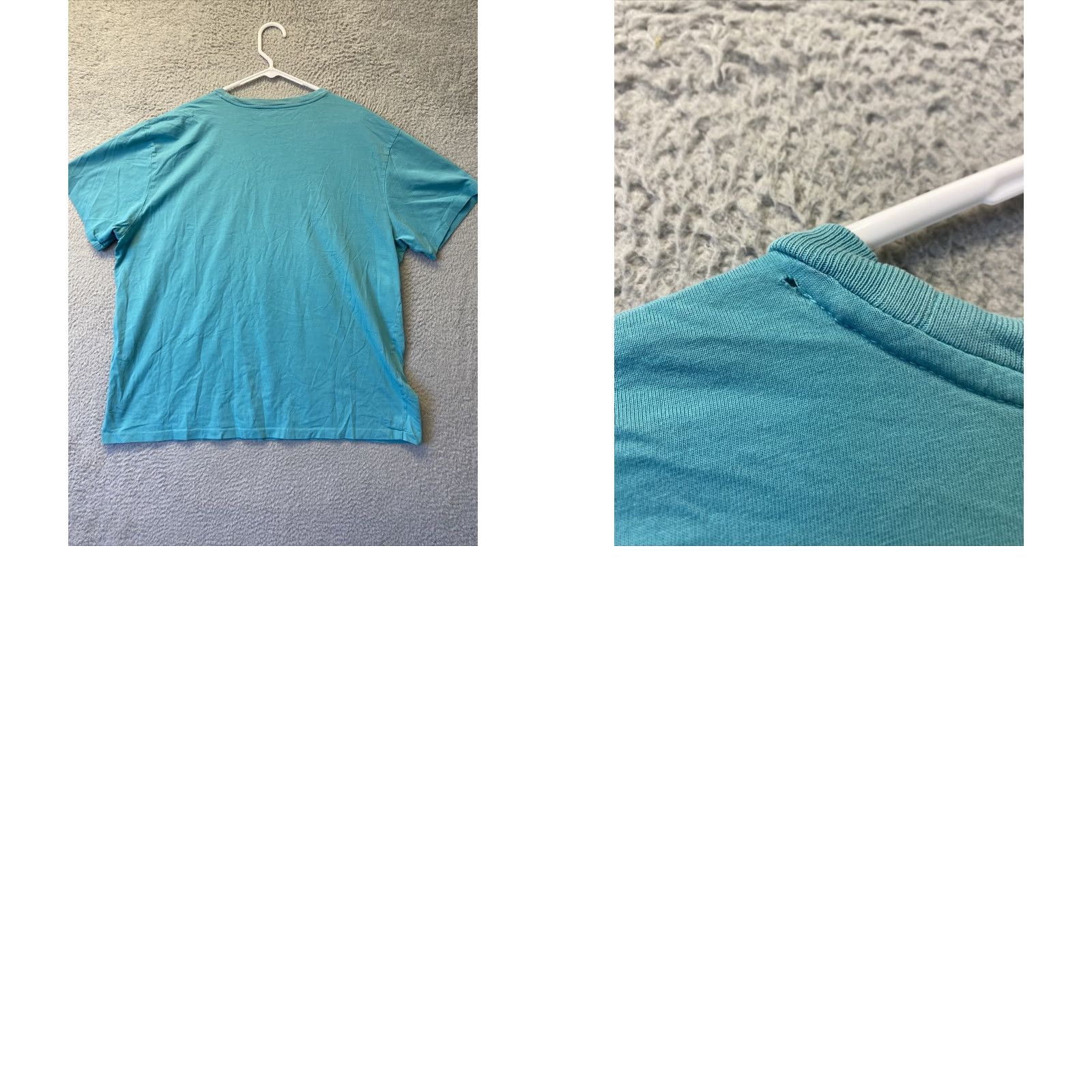 Vintage Polo Ralph Lauren T-Shirt Men 2XL Aqua Beach Short Sleeve Regular Mens Size US XXL / EU 58 / 5 - 8 Thumbnail