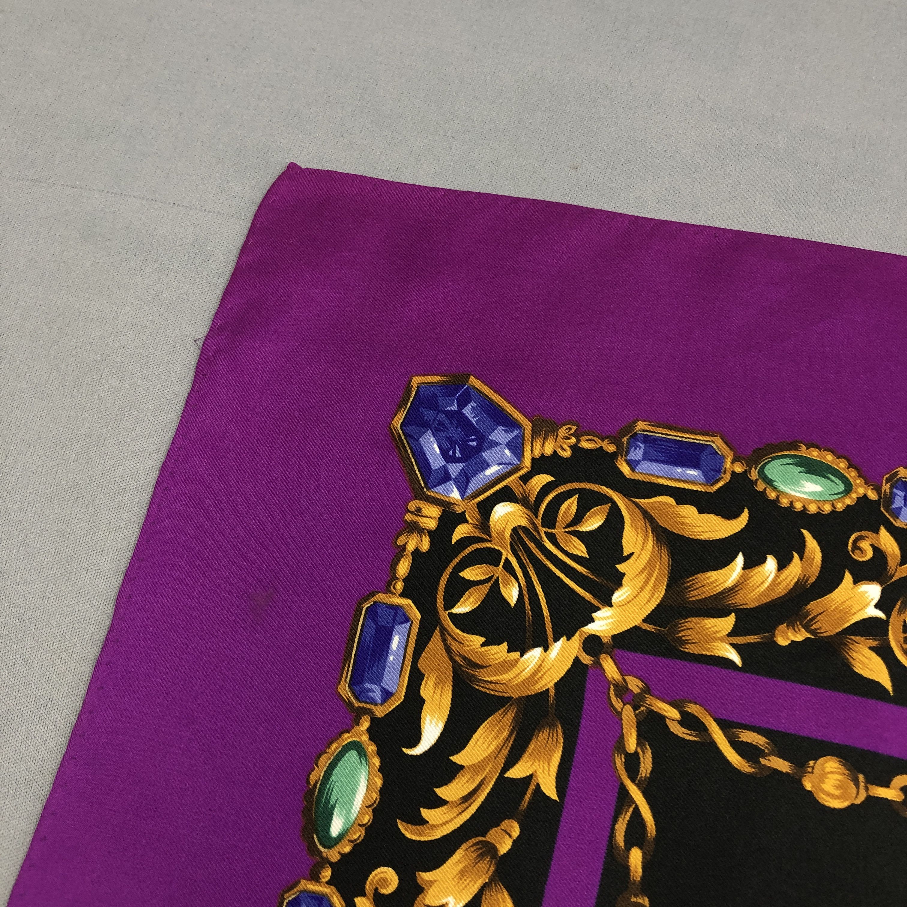 Valentino × Vintage Vintage Valentino Garavani SILK Scarf Stole Wraps Scarves Size ONE SIZE - 14 Thumbnail