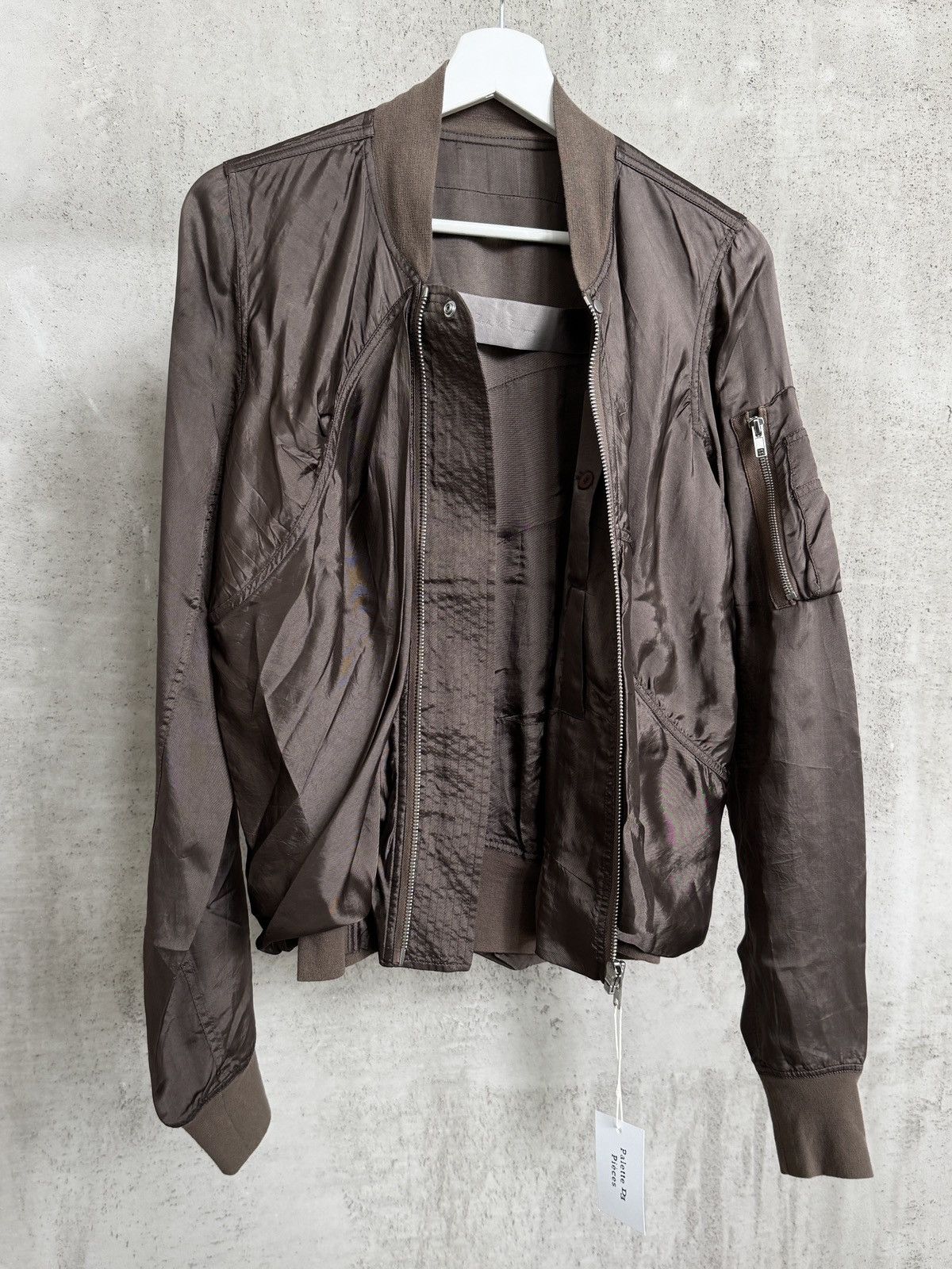 Rick Owens Rick Owens Zipped Bomber Jacket SS16 "Cyclops" collection Size XS / US 0-2 / IT 36-38 - 3 Thumbnail