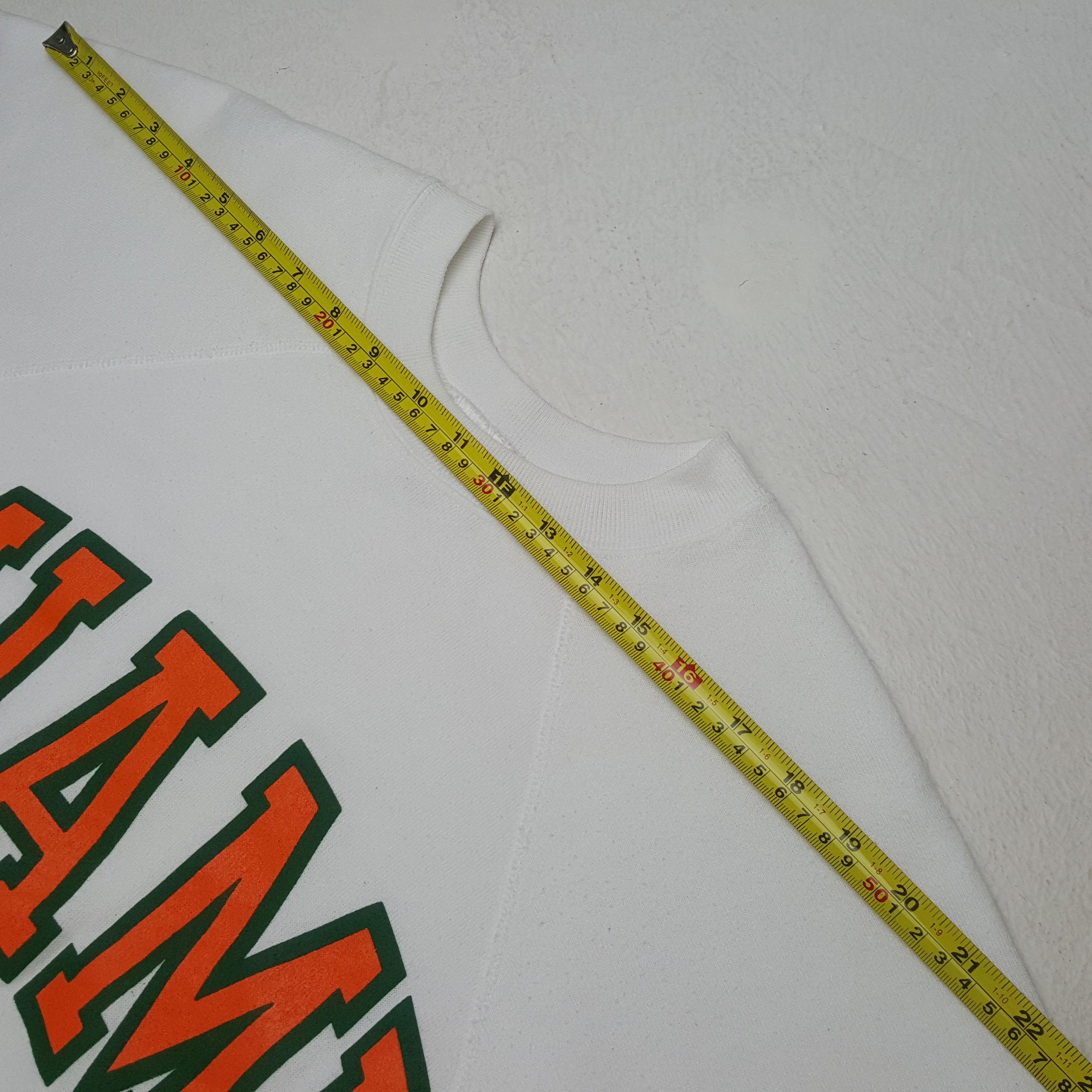 Tultex Vintage University Of Miami Hurricanes Sweatshirt RR18 Size US L / EU 52-54 / 3 - 4 Thumbnail