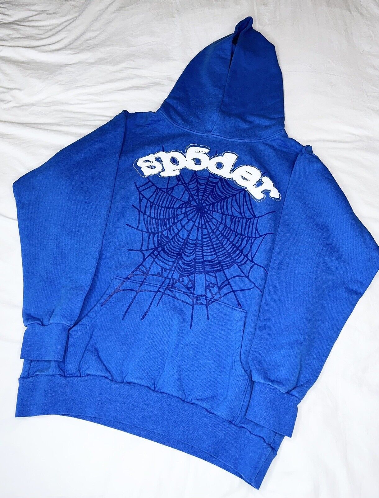 Sweat à Capuche Sp5der Worldwide X Young Thug - Taille M - Rose - État Parfait