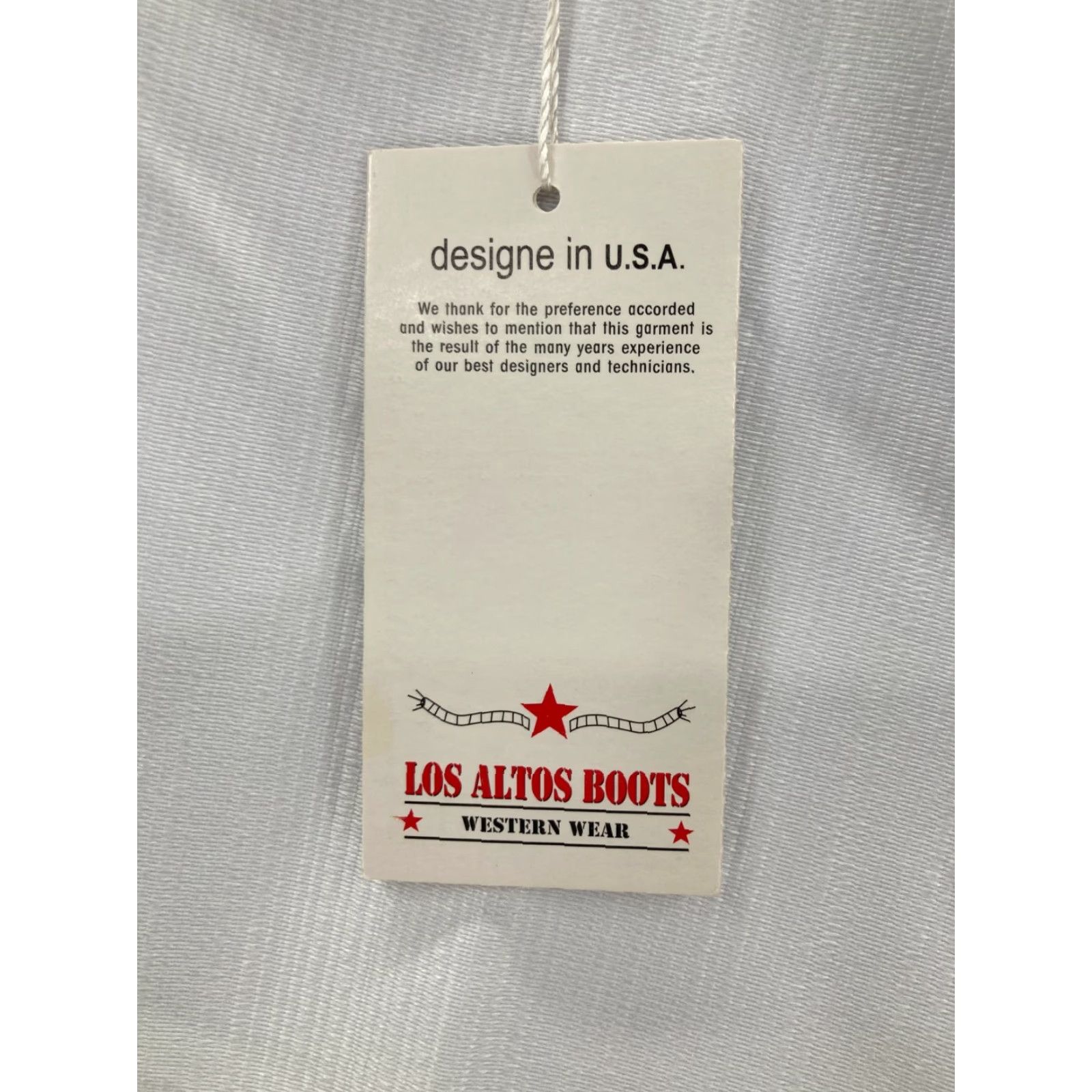 Vintage Los Altos Boots Mens Size 42 Western Straight Leg Pants NWT NWT Snap Pocket Pleated Belt Loops White - 42 - Regular - Men - Western - Pants Size US 40 / EU 56 - 3 Thumbnail