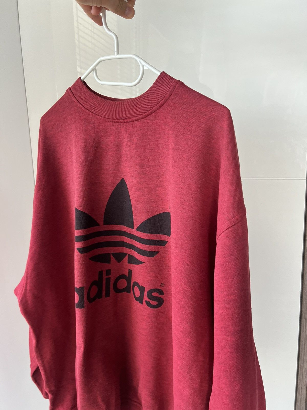 Adidas Vintage Y2k Adidas Oversize Big Logo Crewneck Sweatshirt Size US L / EU 52-54 / 3 - 4 Thumbnail