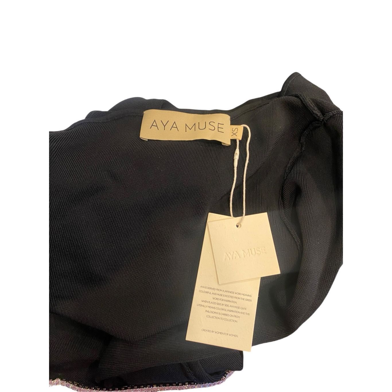 AYA MUSE AYA MUSE Lero Black Dress Size XS With Tags Defect Size XS / US 0-2 / IT 36-38 - 12 Thumbnail