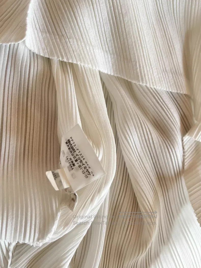 Issey Miyake Issey Miyake Asymmetrical 3/4 Sleeve Midi Top Size L / US 10 / IT 46 - 9 Thumbnail