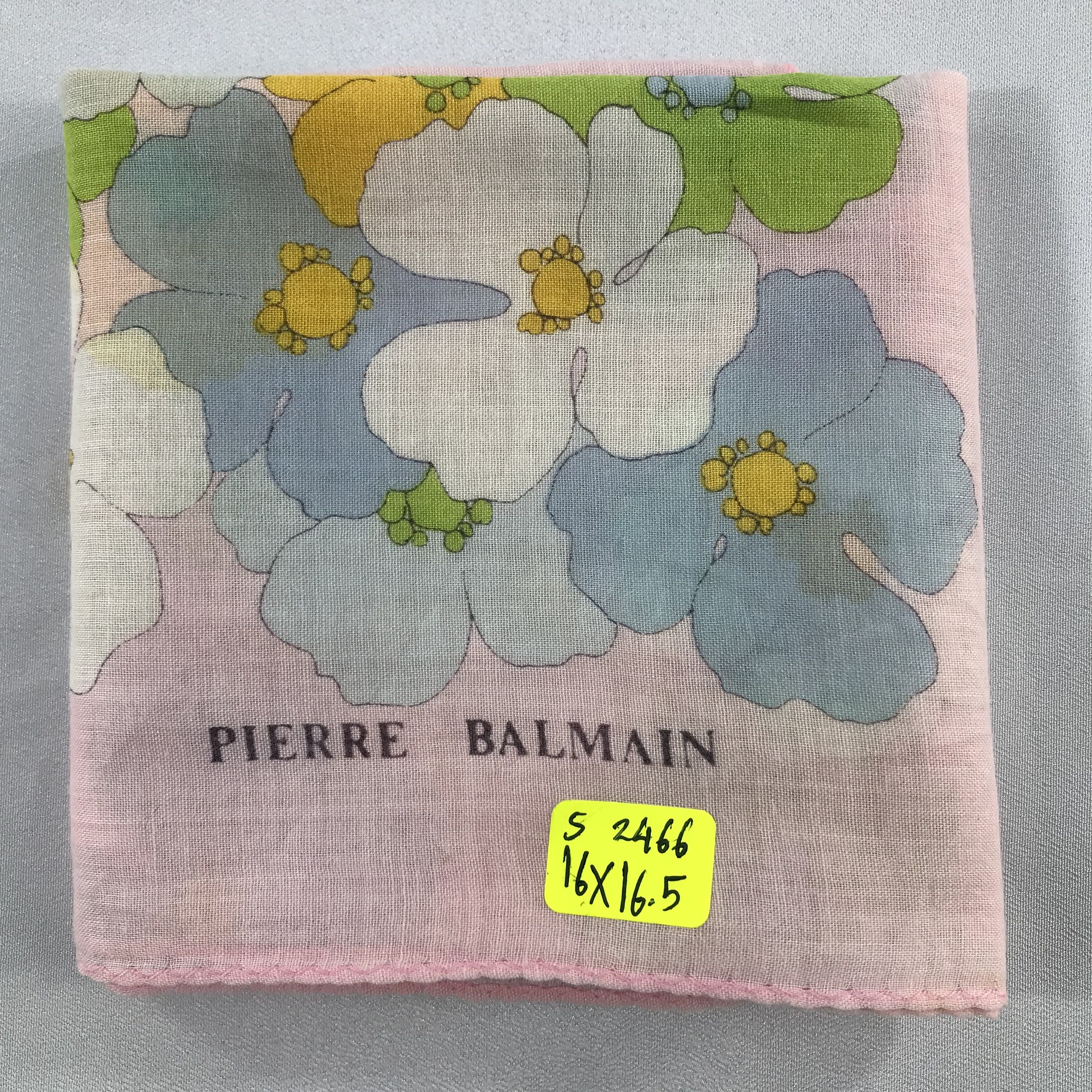 Pierre Balmain × Vintage Pierre Balmain Bandana / Handkerchief / Neckerchief - S2466 Size ONE SIZE - 5 Thumbnail