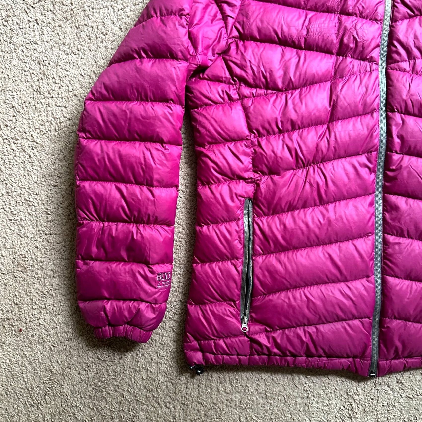 The North Face The North Face Womens Large Summit Series Puffer Jacket Pink 600 Downfill Hooded Full Zip *Repaired* Size L / US 10 / IT 46 - 6 Thumbnail