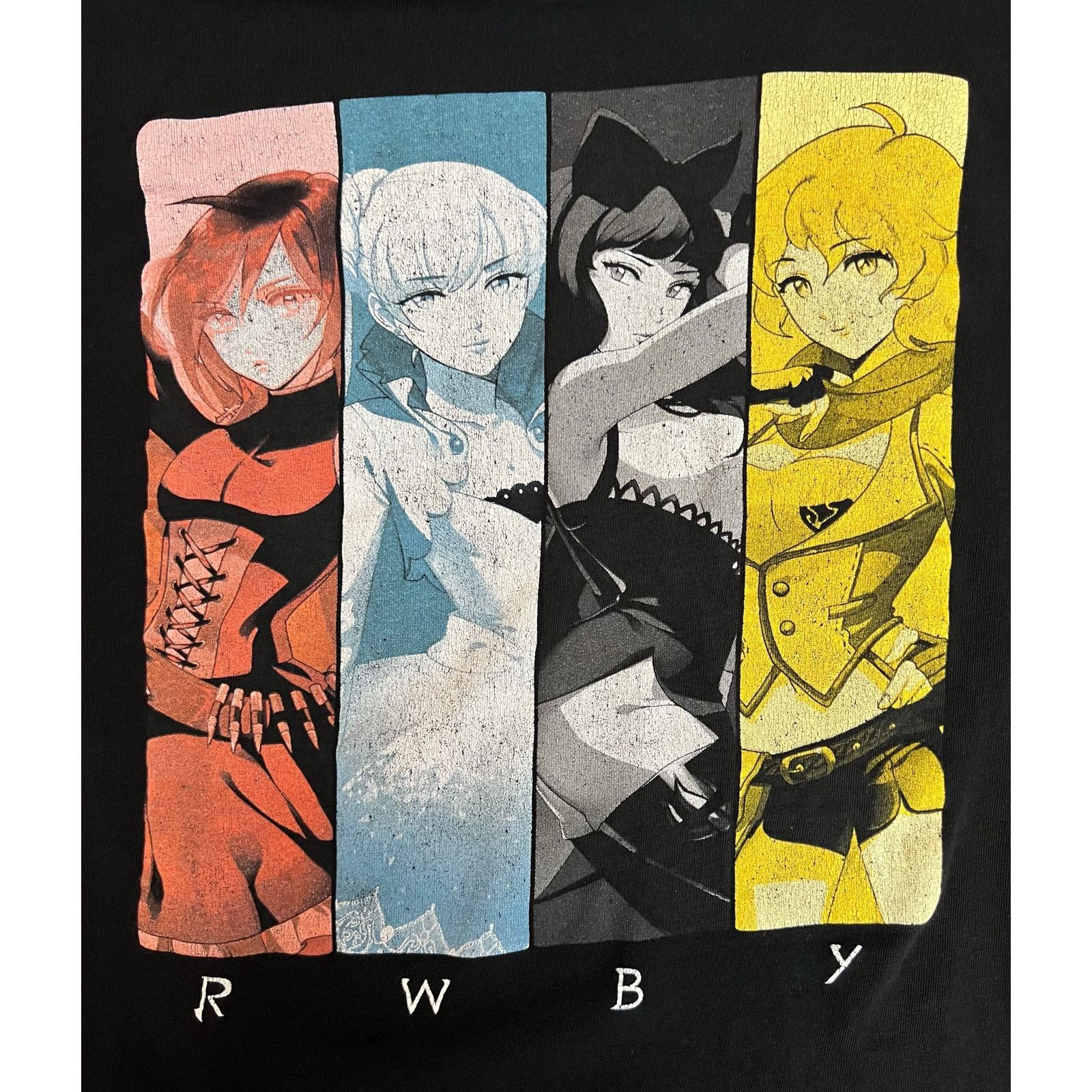 Other RWBY Anime Black T-Shirt - Ruby, Weiss, Blake, Yang -Medium Size US M / EU 48-50 / 2 - 3 Thumbnail