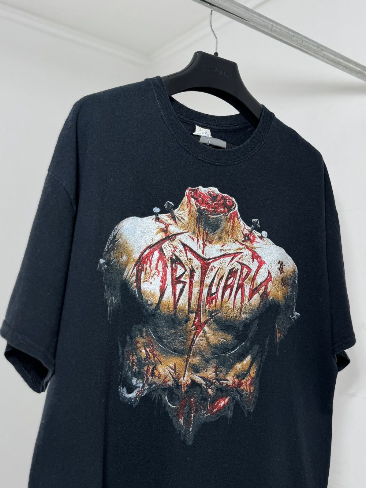 Band Tees Vintage Y2K Obituary Inked In Blood Band Tee T Shirt Size US XL / EU 56 / 4 - 3 Thumbnail