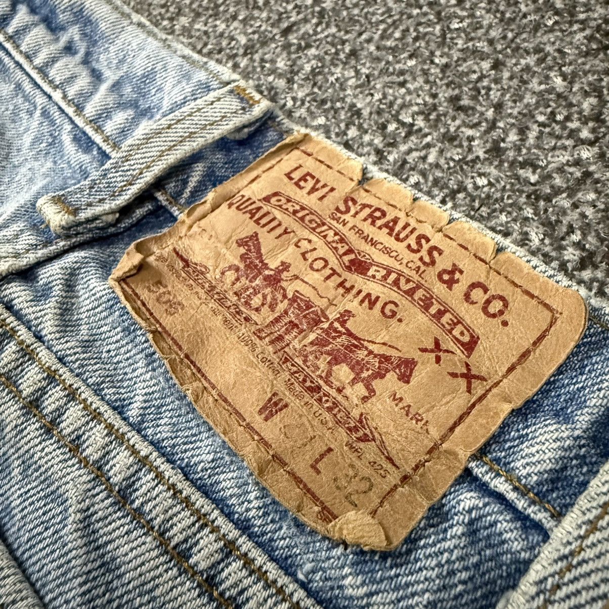 Levi's Vintage 90s Levis 505 Acid Washed Denim Made in Usa W27 Size US 27 - 9 Thumbnail
