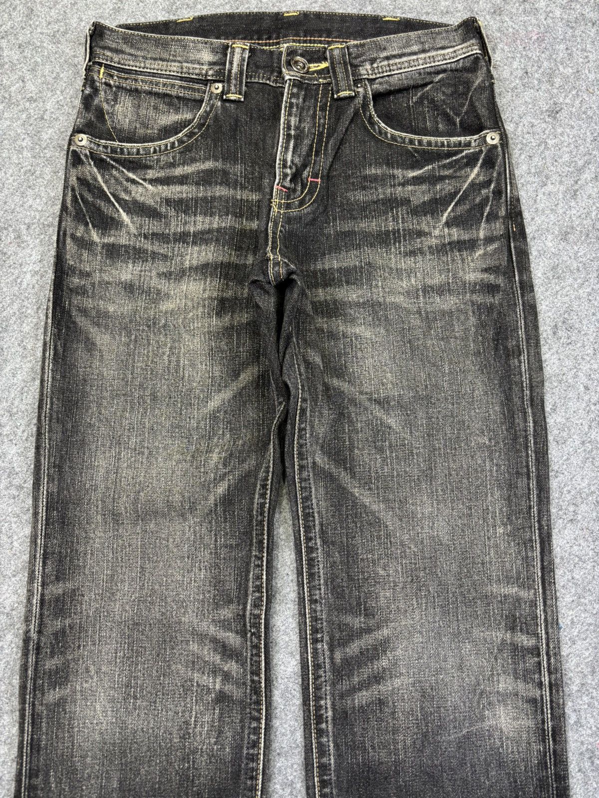 Wrangler 💥Insane 90s Style Wrangler Crazy Fades Style Denim F863 Size US 29 - 3 Thumbnail