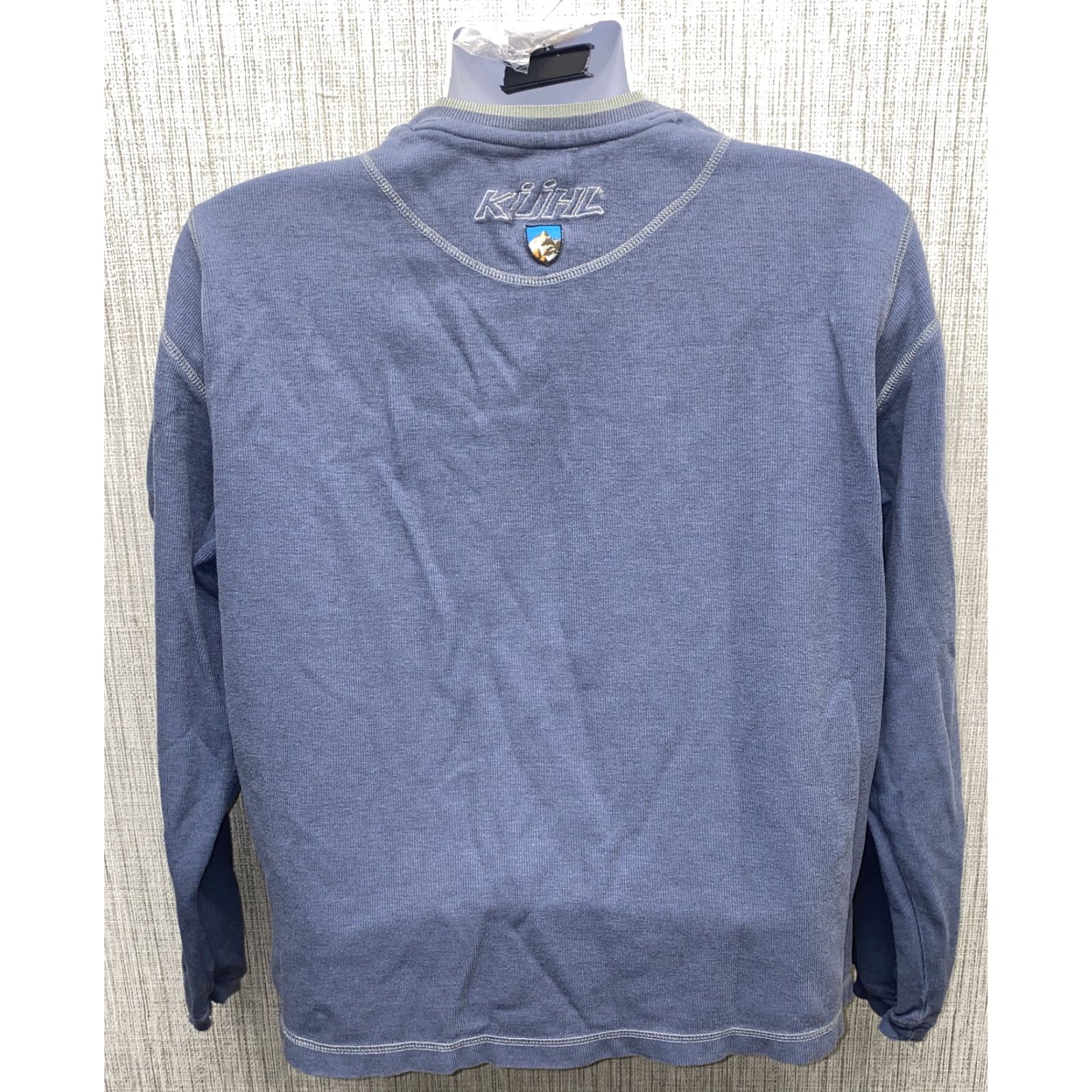 Vintage Kuhl Mens Blue Long Sleeve Pullover Shirt Size M Regular Cotton T-Shirt Department Men Size US M / EU 48-50 / 2 - 4 Thumbnail