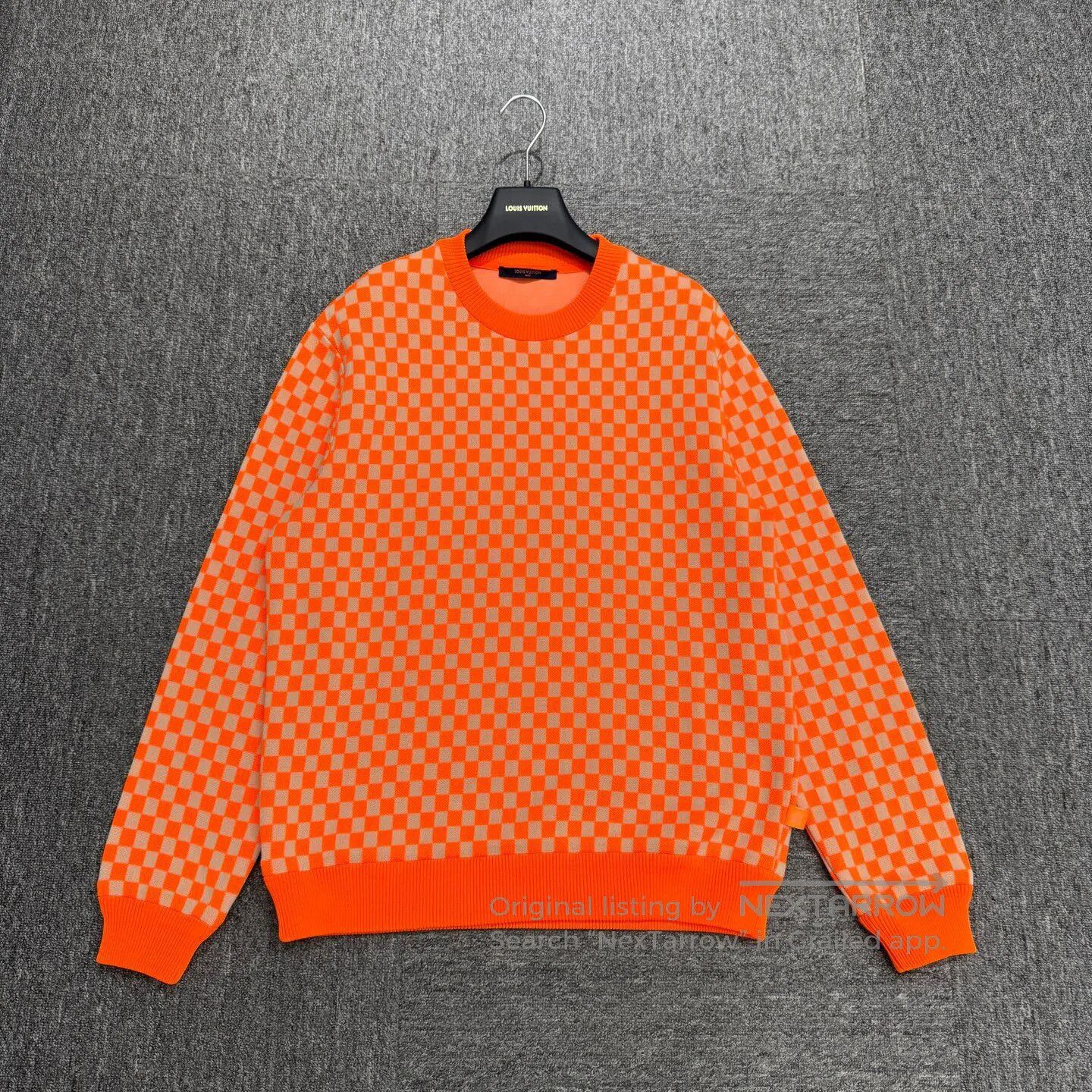 Louis Vuitton Louis Vuitton Orange checkered hoodie| Size US M / EU 48-50 / 2 - 1 Thumbnail