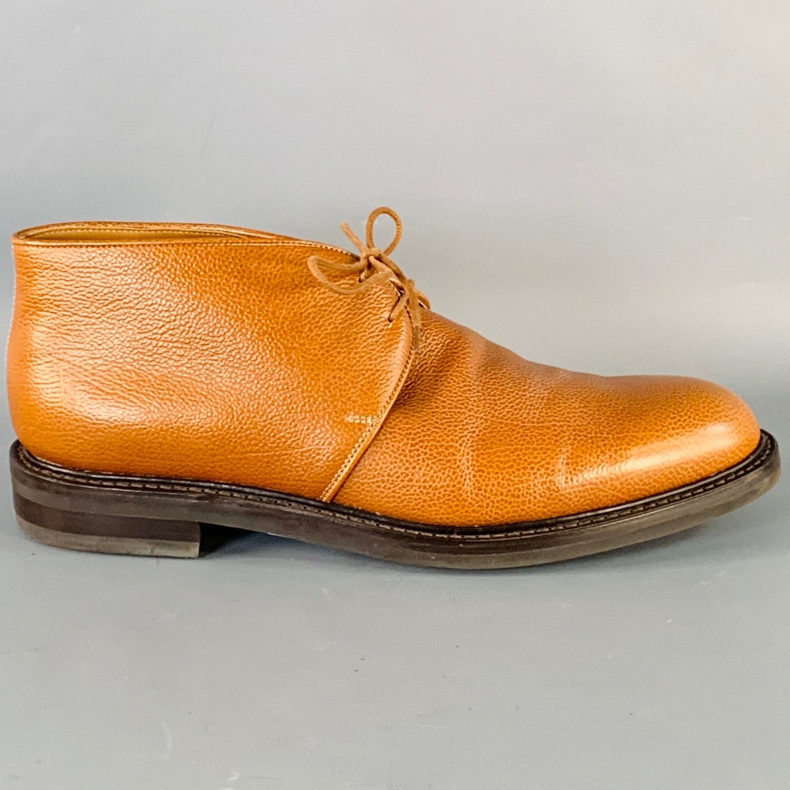 John Lobb JOHN LOBB Size 8.5 Grove Pebble Leather Lace-Up Chukka Boots Size US 8.5 / EU 41-42 - 2 Thumbnail