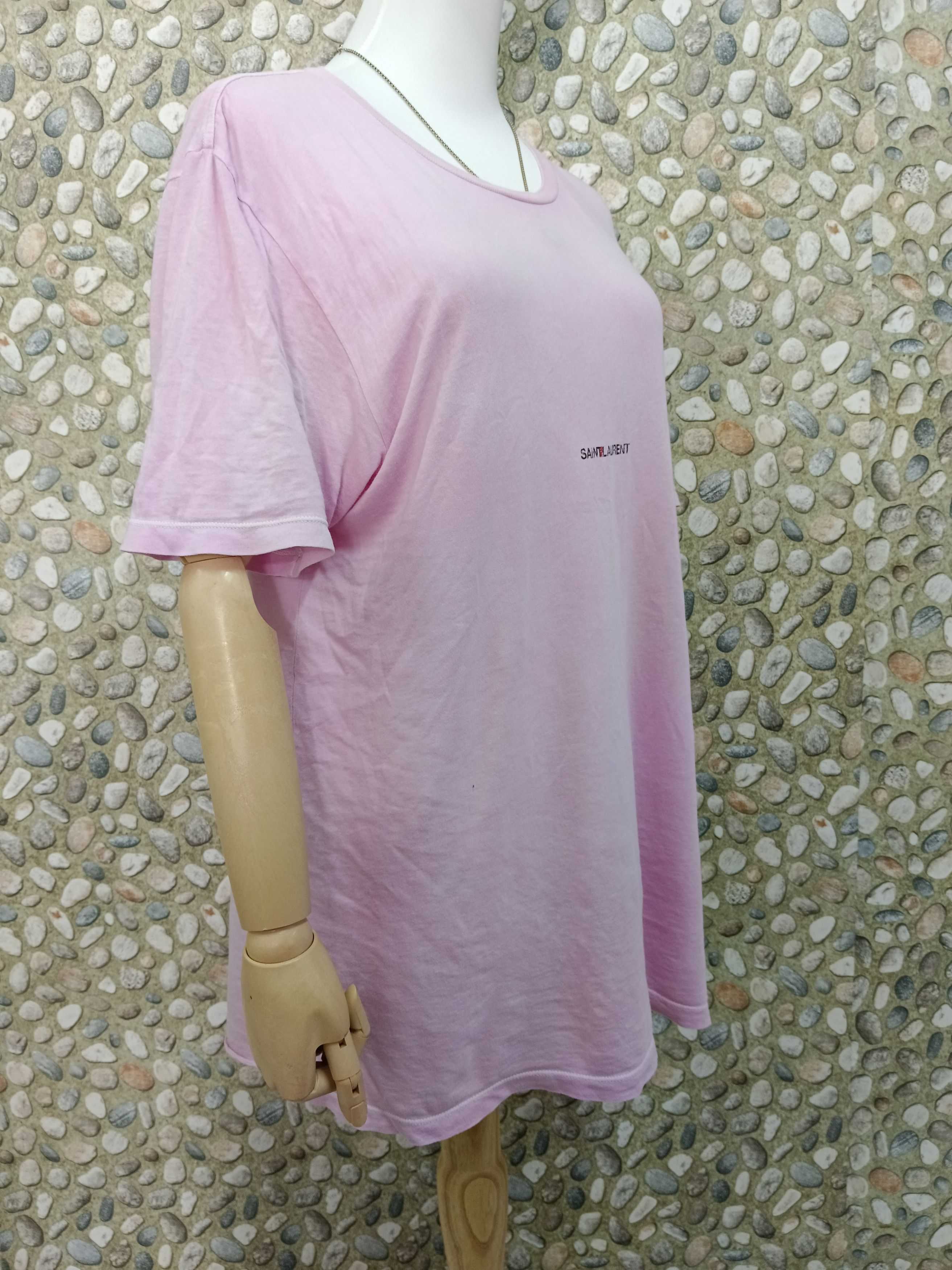 Saint Laurent Paris Saint Laurent Rive Gauche logo t-shirt oversized(SIZE XS) Size US XS / EU 42 / 0 - 2 Thumbnail