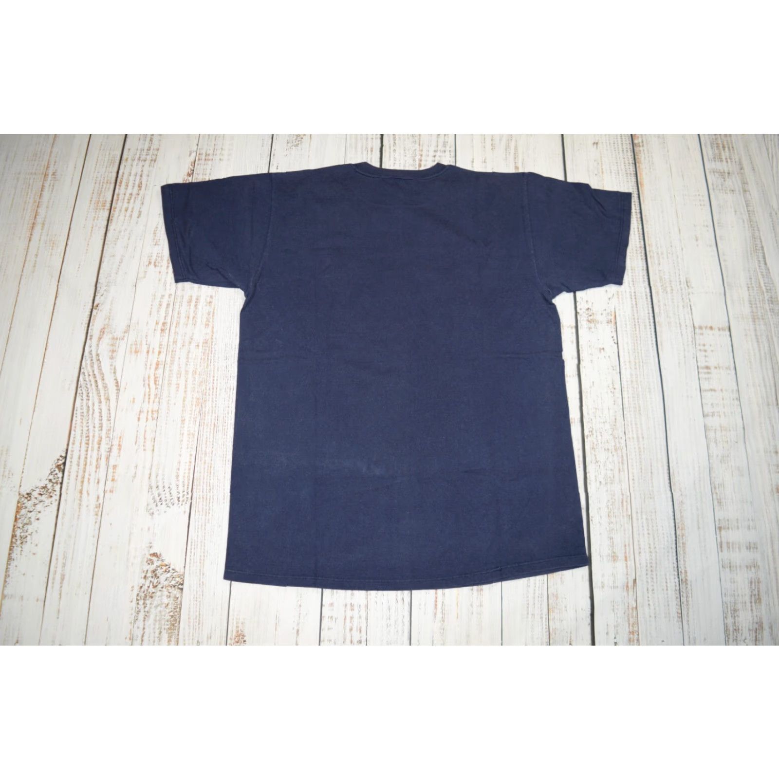 Russell Athletic VINTAGE Russell Mens USA Short Sleeve Shirt XL Navy Size US 36 / EU 52 - 5 Thumbnail