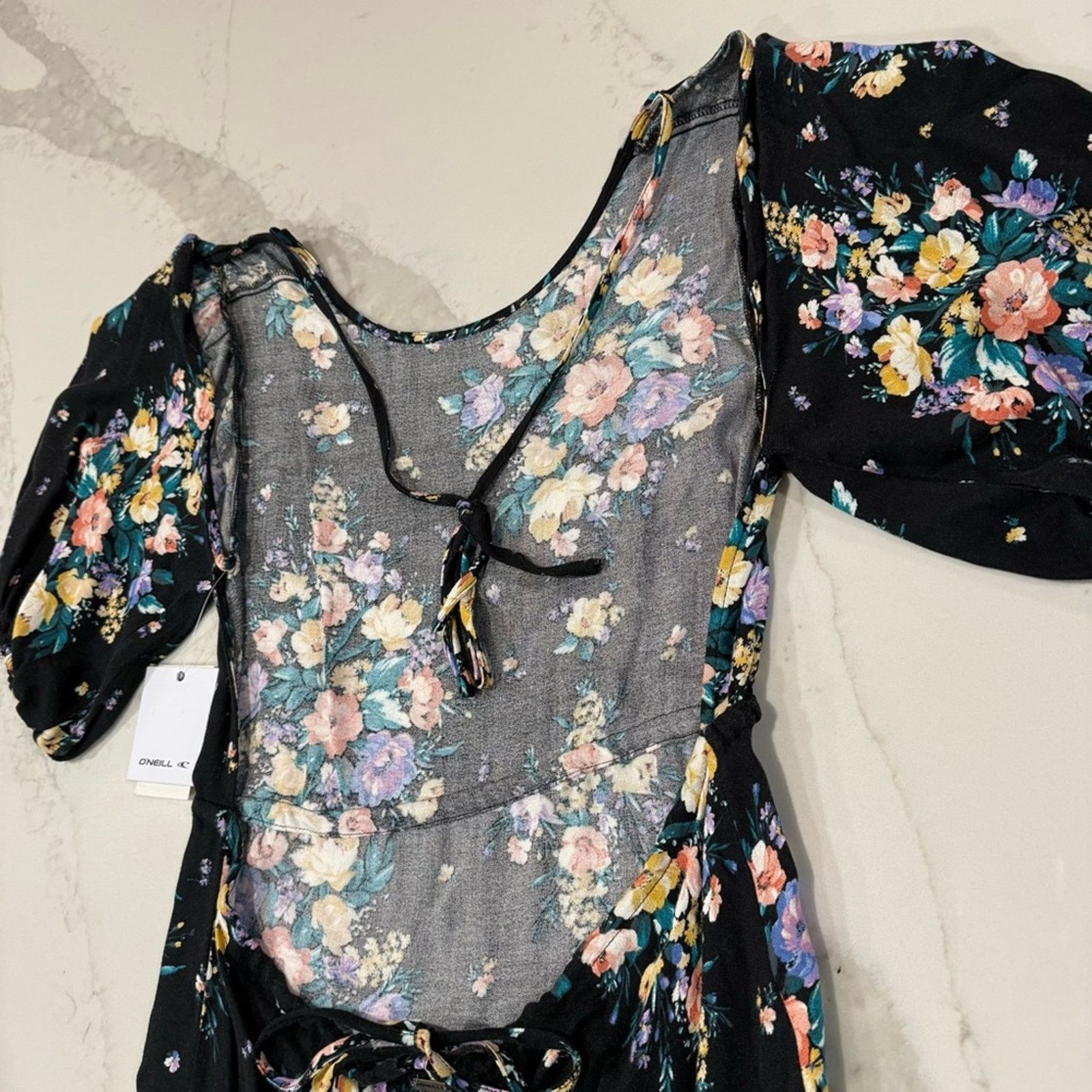 O'Neill O’Neill NWT Alta Midi Floral Open Back Dress Women’s Small Size S / US 4 / IT 40 - 14 Thumbnail