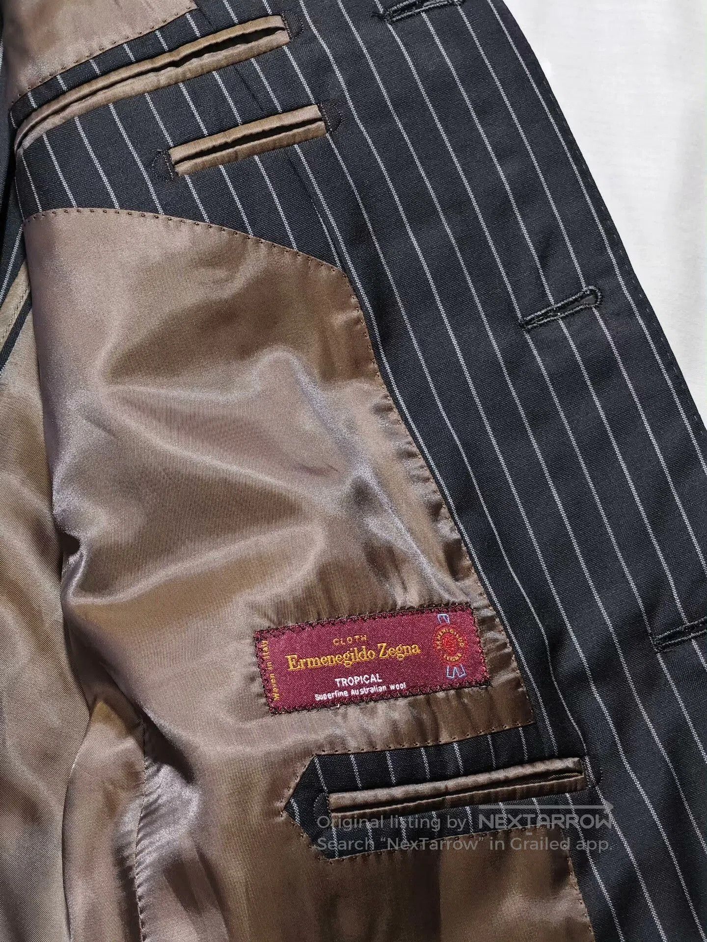 Ermenegildo Zegna Custom Zegna Wool Linen Suit Set. Size US M / EU 48-50 / 2 - 7 Thumbnail