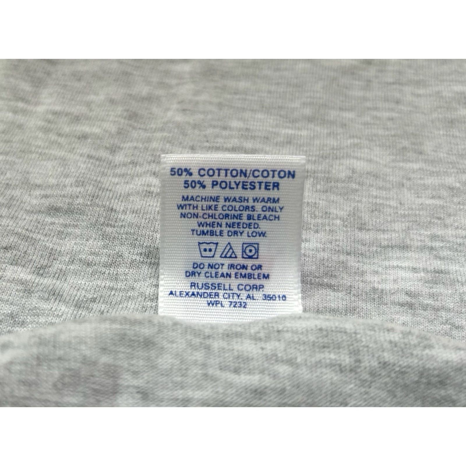 Russell Athletic VINTAGE Russell Athletic T-Shirt Mens 3XL Gray 90s Deadstock NWOT Birch Grey Cotton Blend Short Sleeve Athletic 90s Mens T-Shirt Size US XXL / EU 58 / 5 - 5 Thumbnail