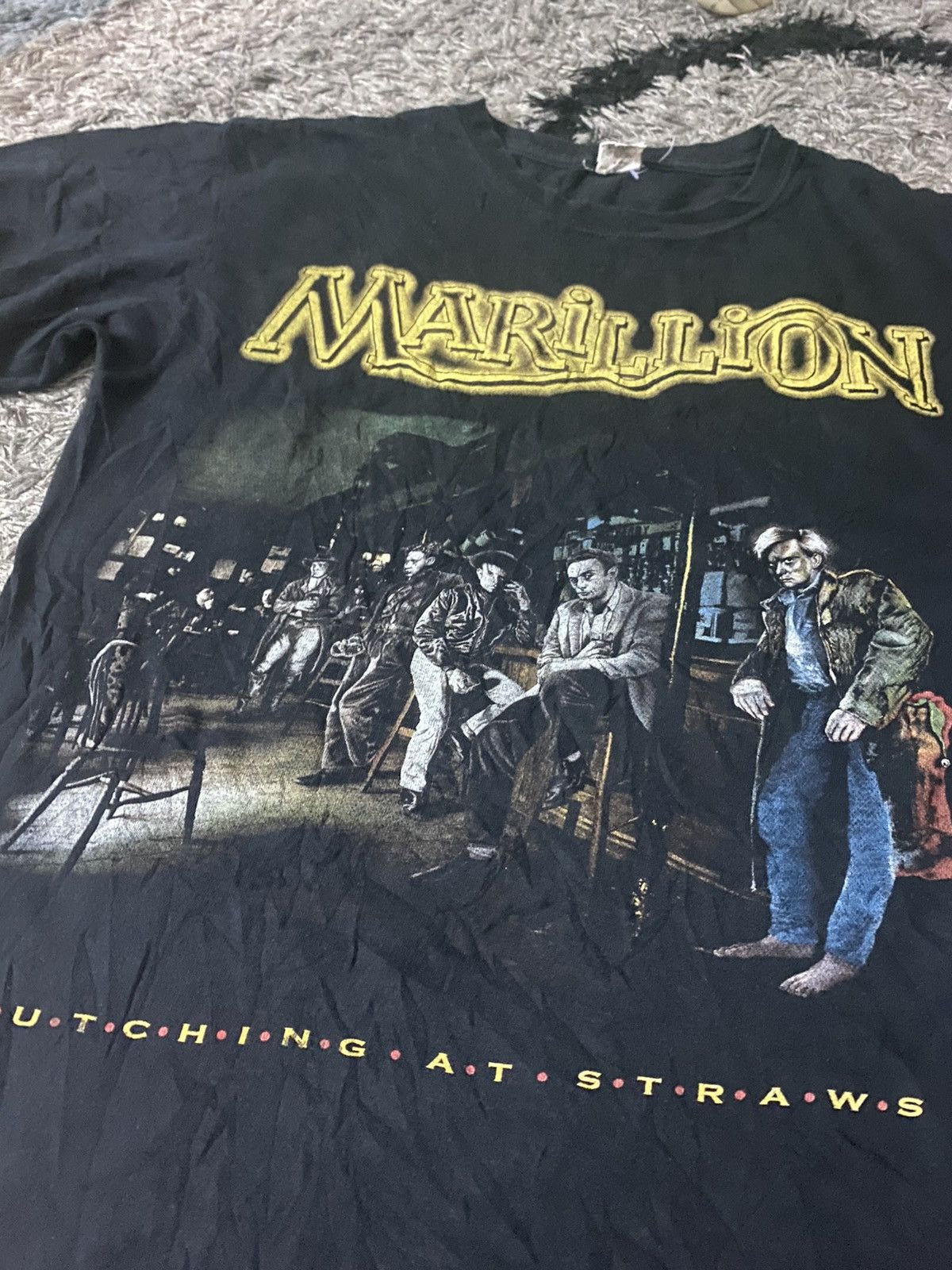 Anvil × Band Tees VINTAGE band Marillion Size US M / EU 48-50 / 2 - 4 Thumbnail