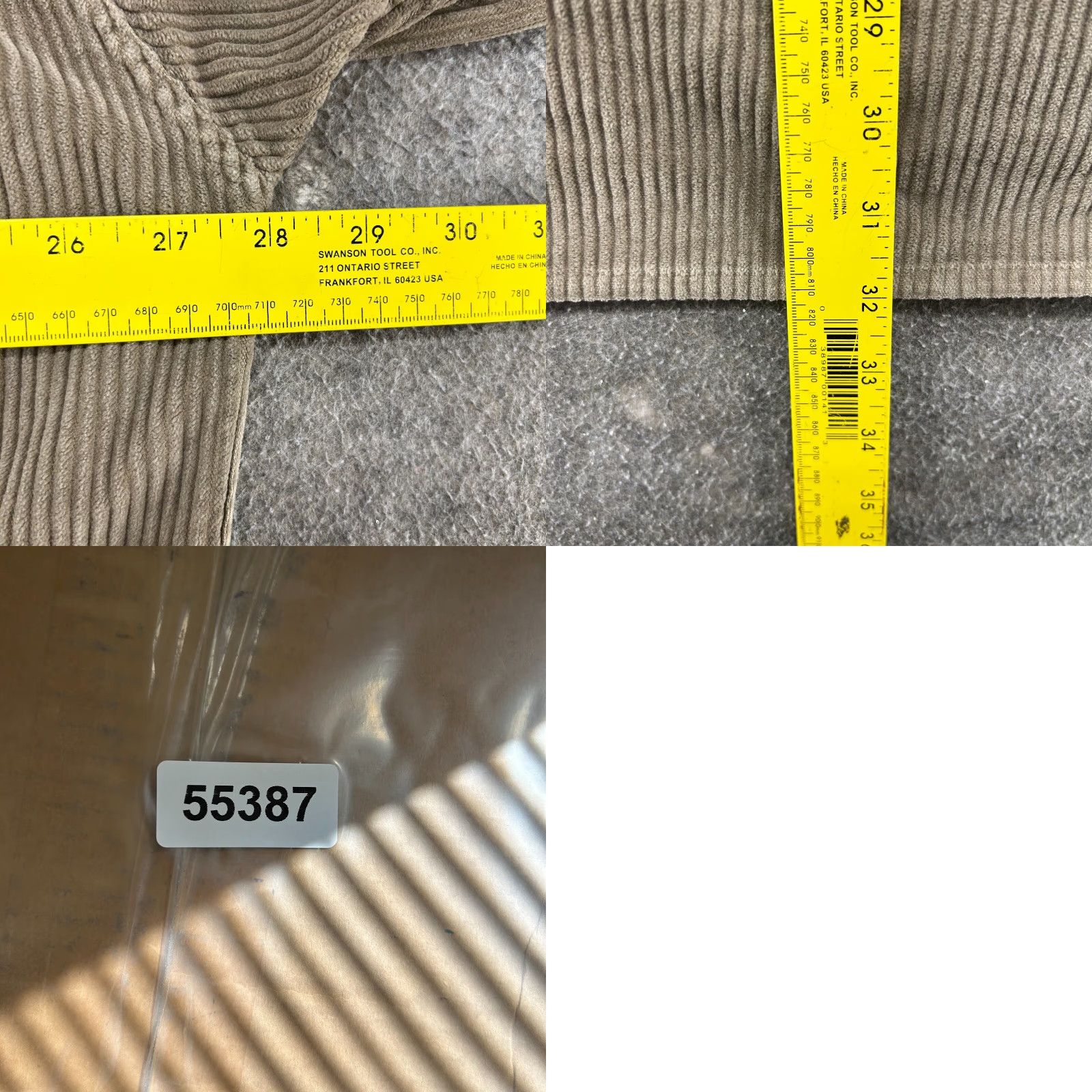 Vintage VINTAGE Repp Corduroy Shirt Mens XLT Brown Button-Up Long Sleeve 90s Thick Cotton Casual Pocket Pockets Size US XL / EU 56 / 4 - 8 Thumbnail