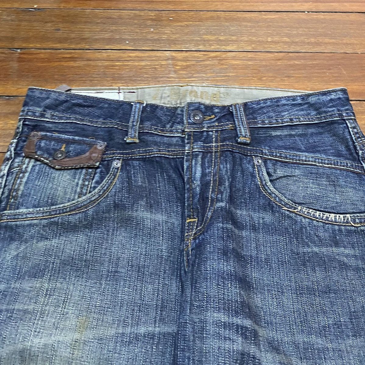 Japanese Brand Rare Design Vintage Japanese Z Brand Jeans 2000s Size US 33 - 3 Thumbnail