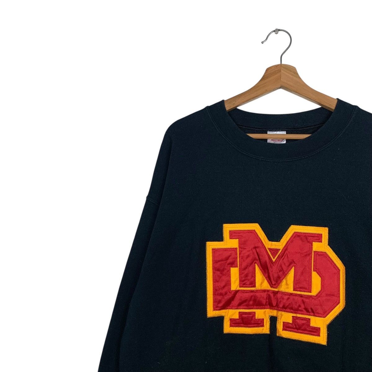 Gildan MATER DEI Big Logo Crewneck Sweatshirt #1713-C76 Size US L / EU 52-54 / 3 - 6 Thumbnail
