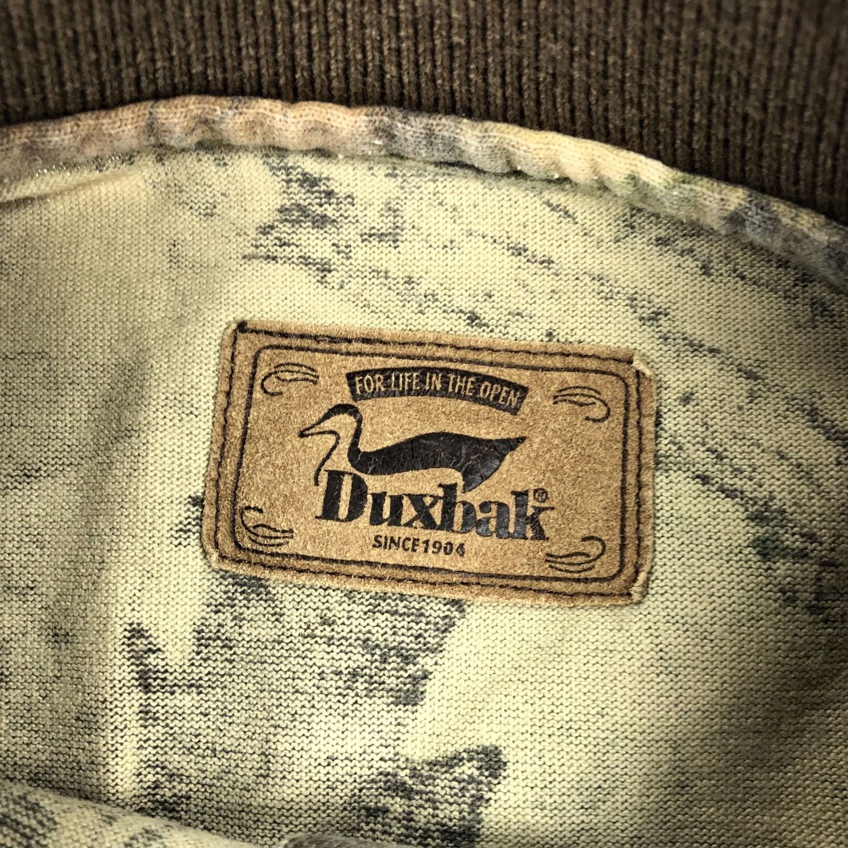 Vintage Duxbak Polo Shirt Men XL Camouflage Short Sleeve Button Collar Knit Cotton Blend Breathable Advantage Timber Hunting Outdoor Casual Camouflage Pattern Size US XL / EU 56 / 4 - 7 Thumbnail