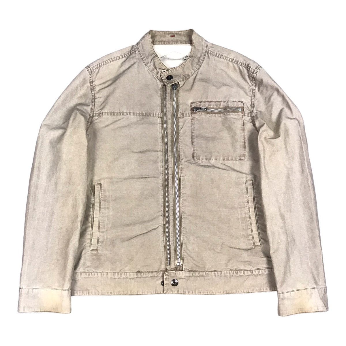 Japanese Brand BALL BIKER STYLE JACKET DOUBLE ZIPPER JACKET Size US M / EU 48-50 / 2 - 1 Thumbnail
