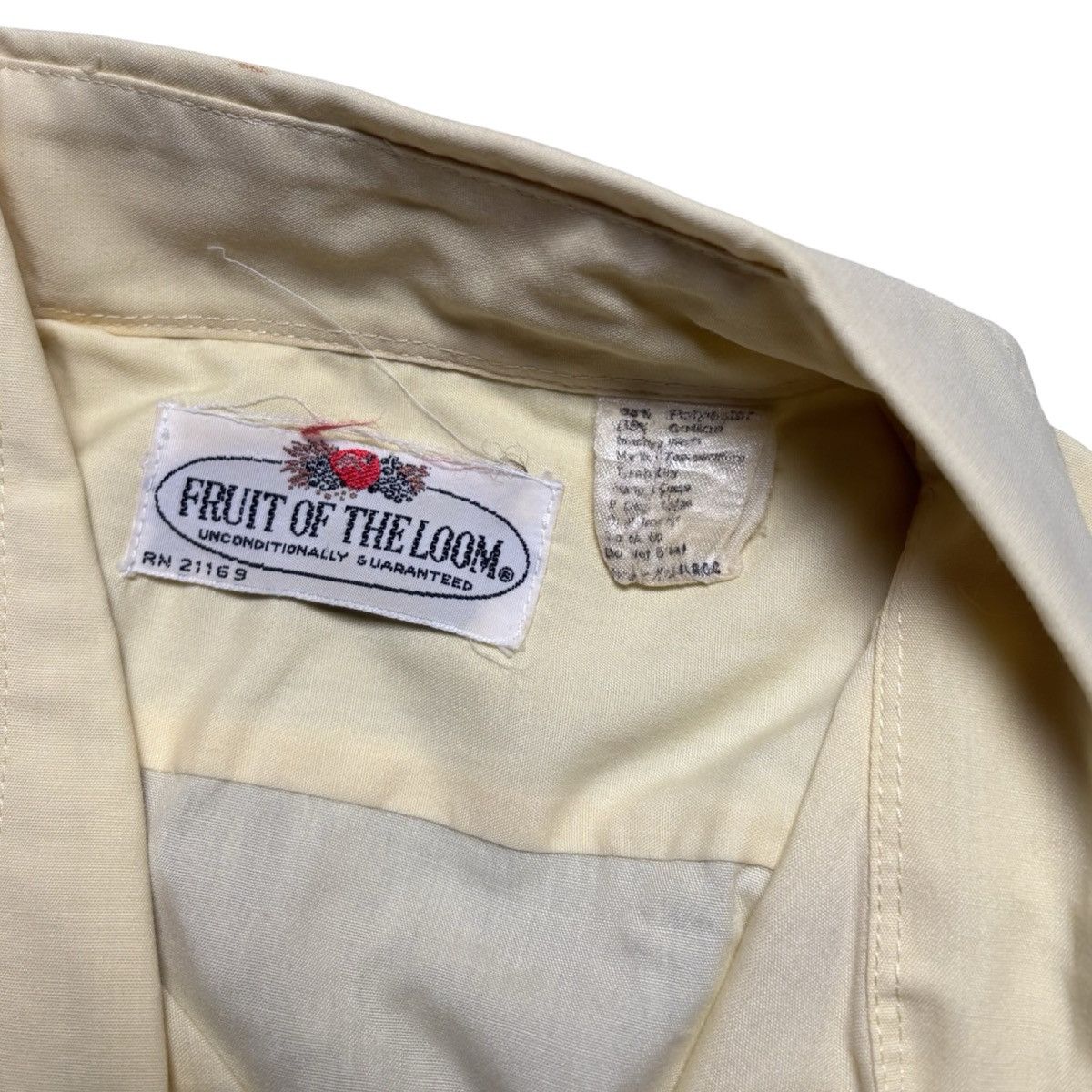 Fruit Of The Loom Vintage 50s 60s Fruit of the Loom Dress Button Shirt L Size US L / EU 52-54 / 3 - 3 Thumbnail