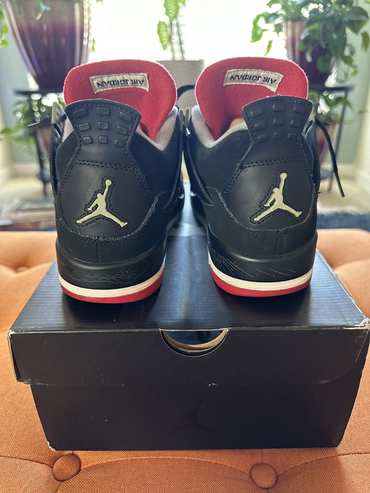 Jordan Brand × Nike × Vintage Jordan 4 Retro Bred 2012 Sz. 7 Size US 7 / EU 40 - 4 Thumbnail