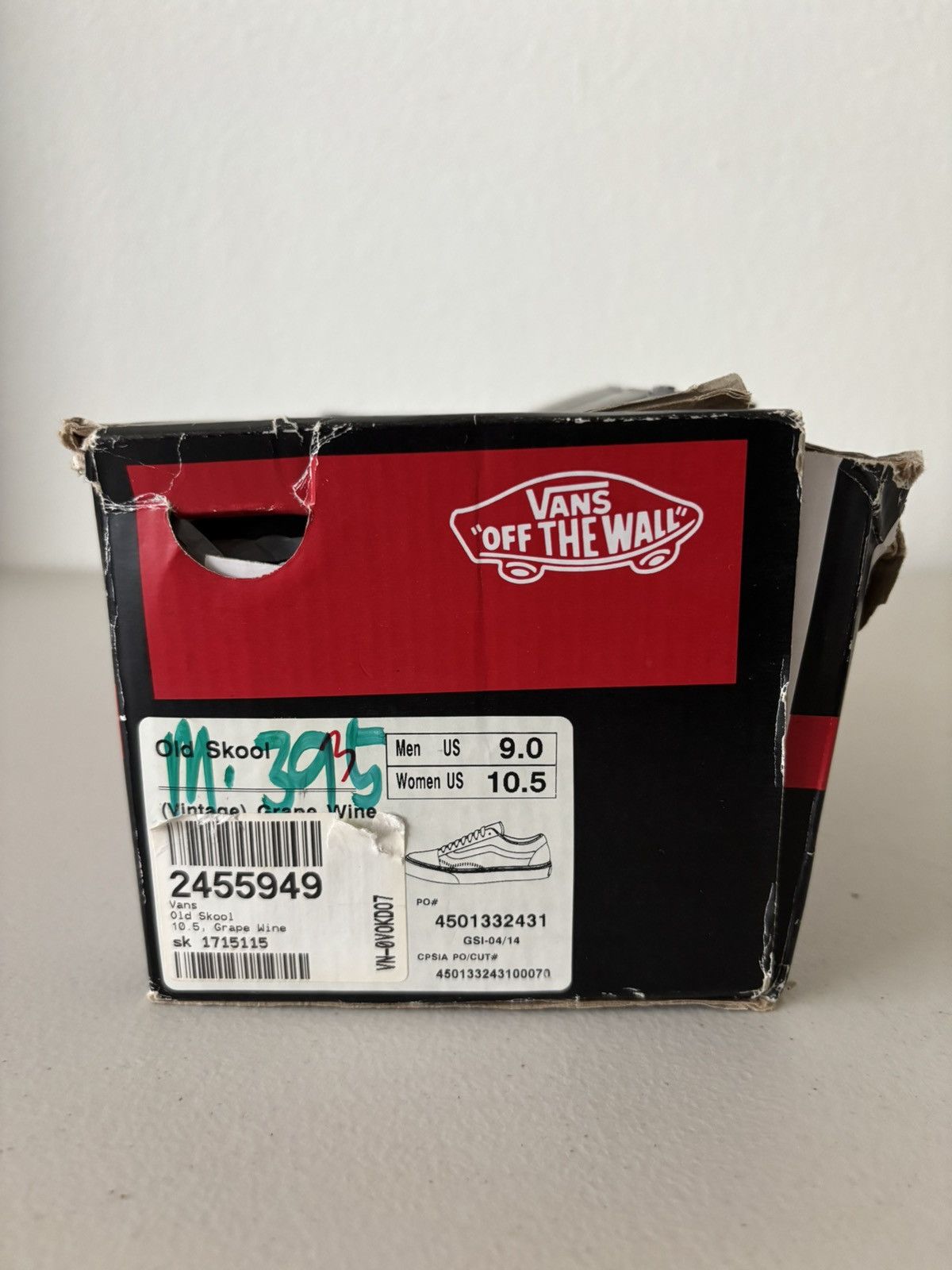 Vans Vans Old Skool Vintage Grape Wine US 9 Size US 9 / EU 42 - 10 Thumbnail