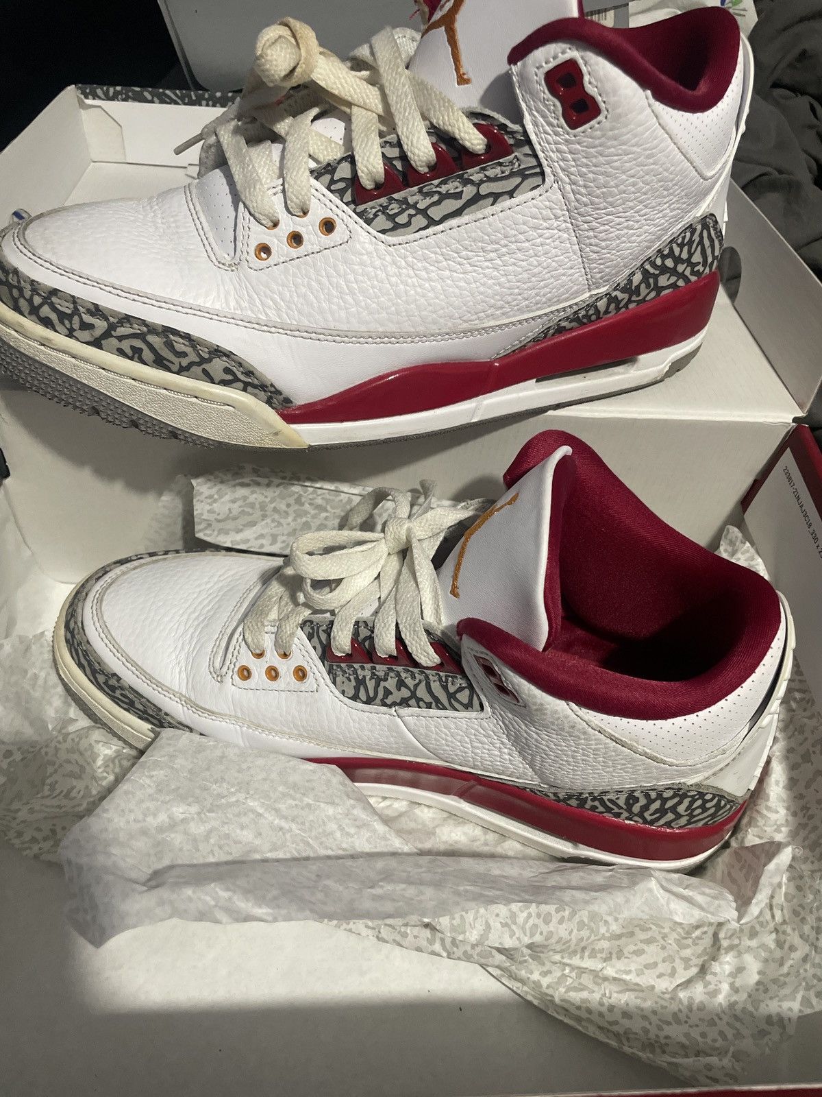 Jordan Brand Air Jordan Retro 3’s Cardinal Reds Size US 9 / EU 42 - 12 Thumbnail