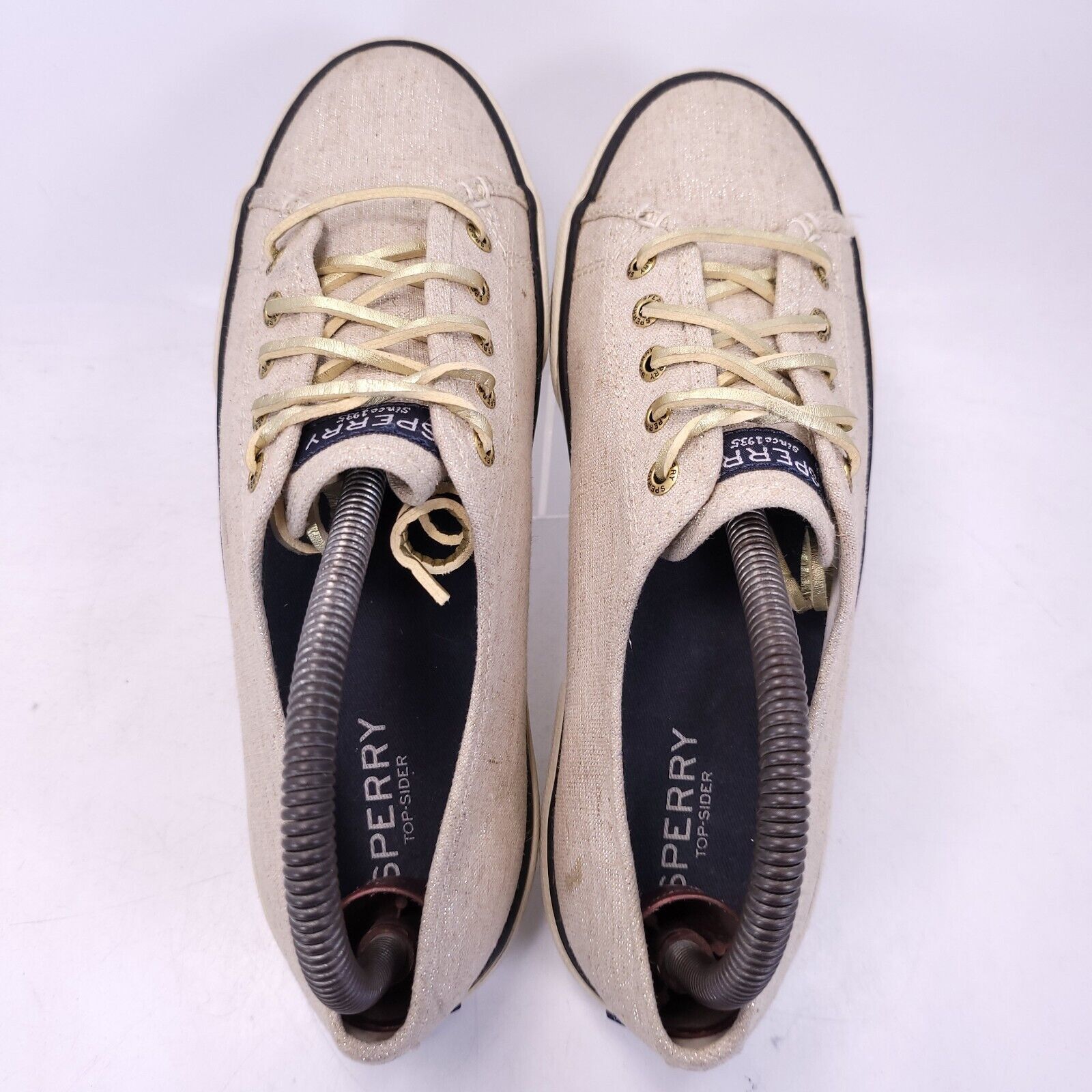 Sperry Sperry Top-Sider Gold Shoe Womens Size 8 STS97578 White Size US 8 / IT 38 - 4 Thumbnail