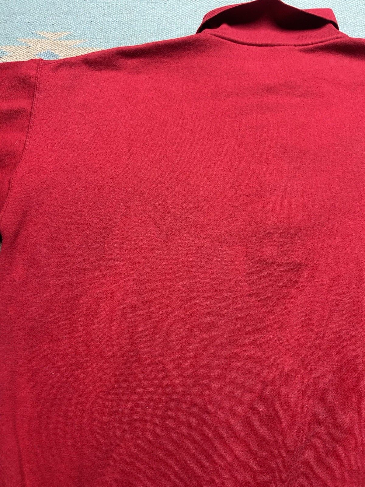 Vintage Vintage Henley sweatshirt cheetah blank red 1/4 button large Size US L / EU 52-54 / 3 - 7 Thumbnail